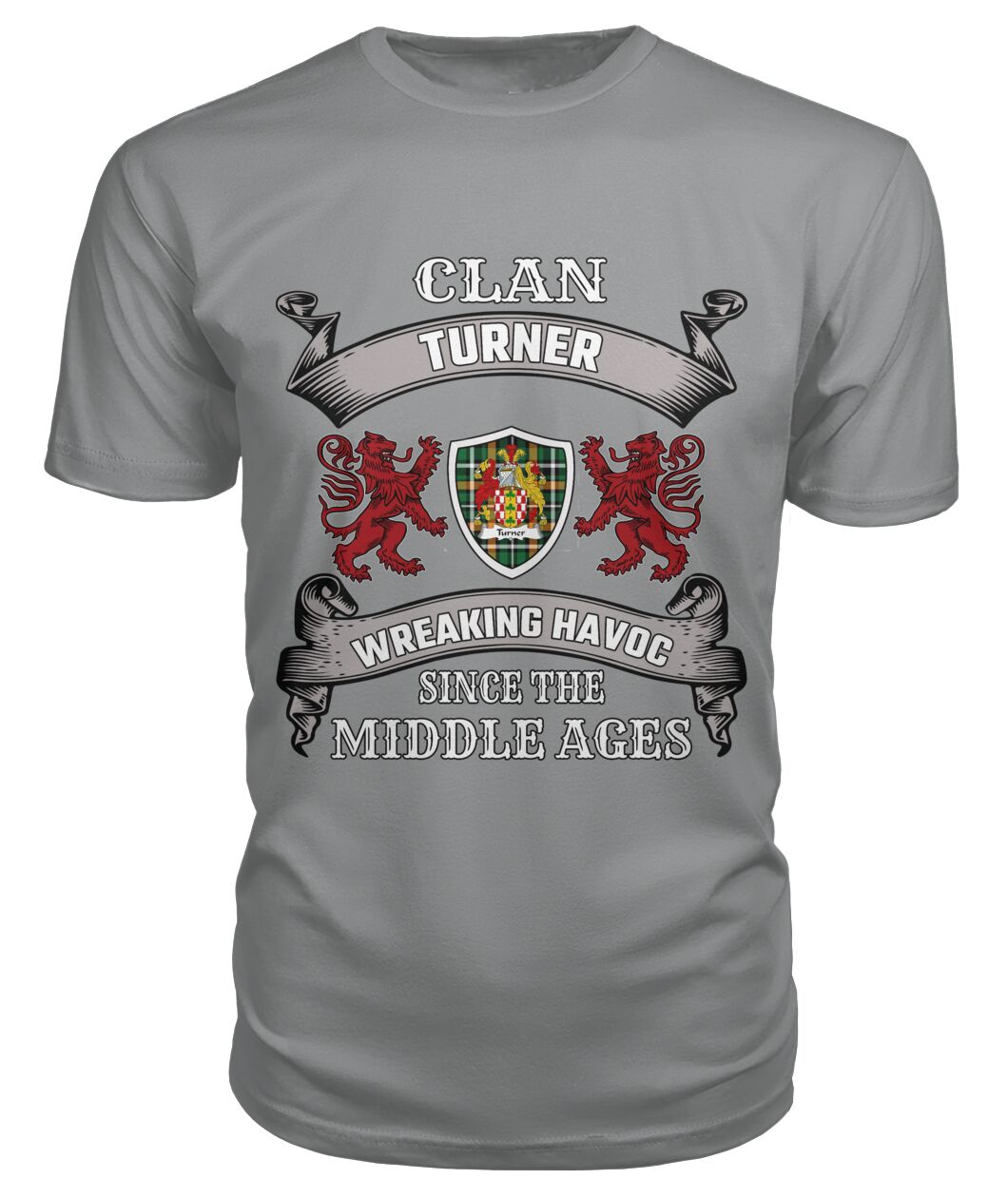 Turner Family Tartan 2D T-Shirt