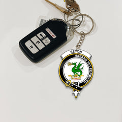 Seton Crest Keychain