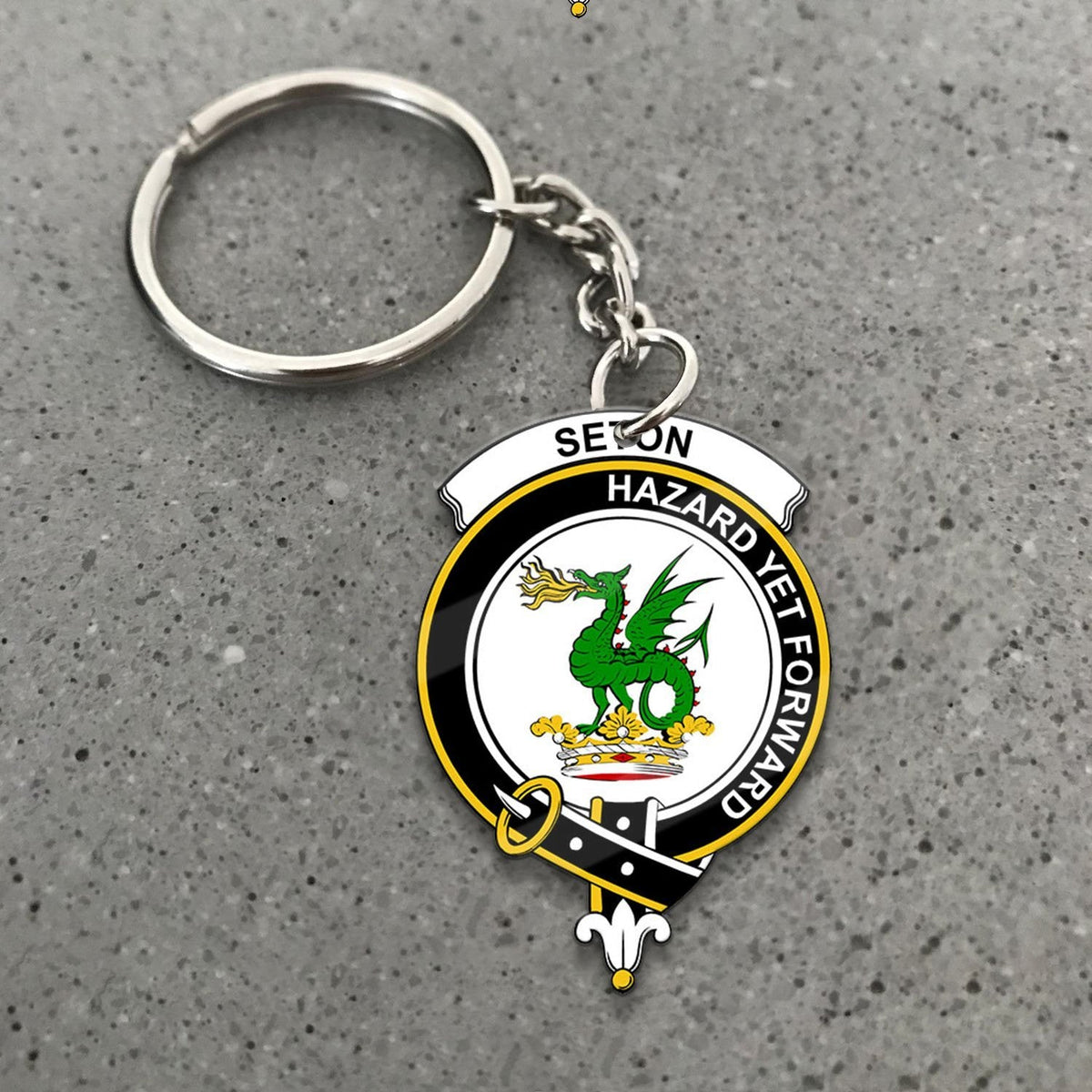 Seton Crest Keychain