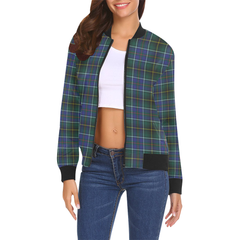 MacInnes Modern Tartan Bomber Jacket