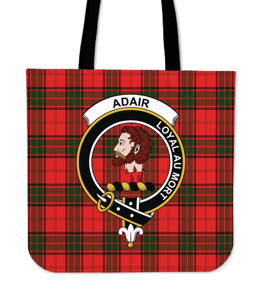 Adair Family Tartan Crest Tote Bag