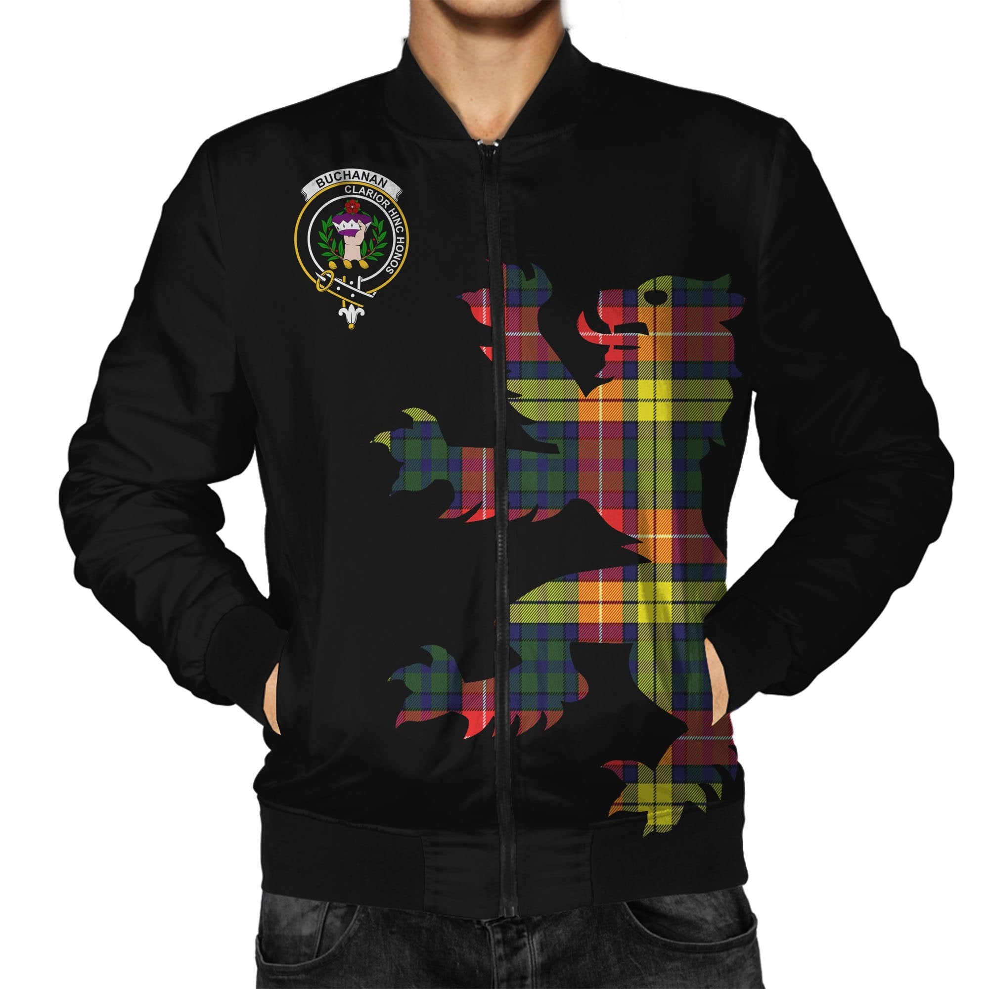 Buchanan Tartan Bomber Jacket Lion & Thistle