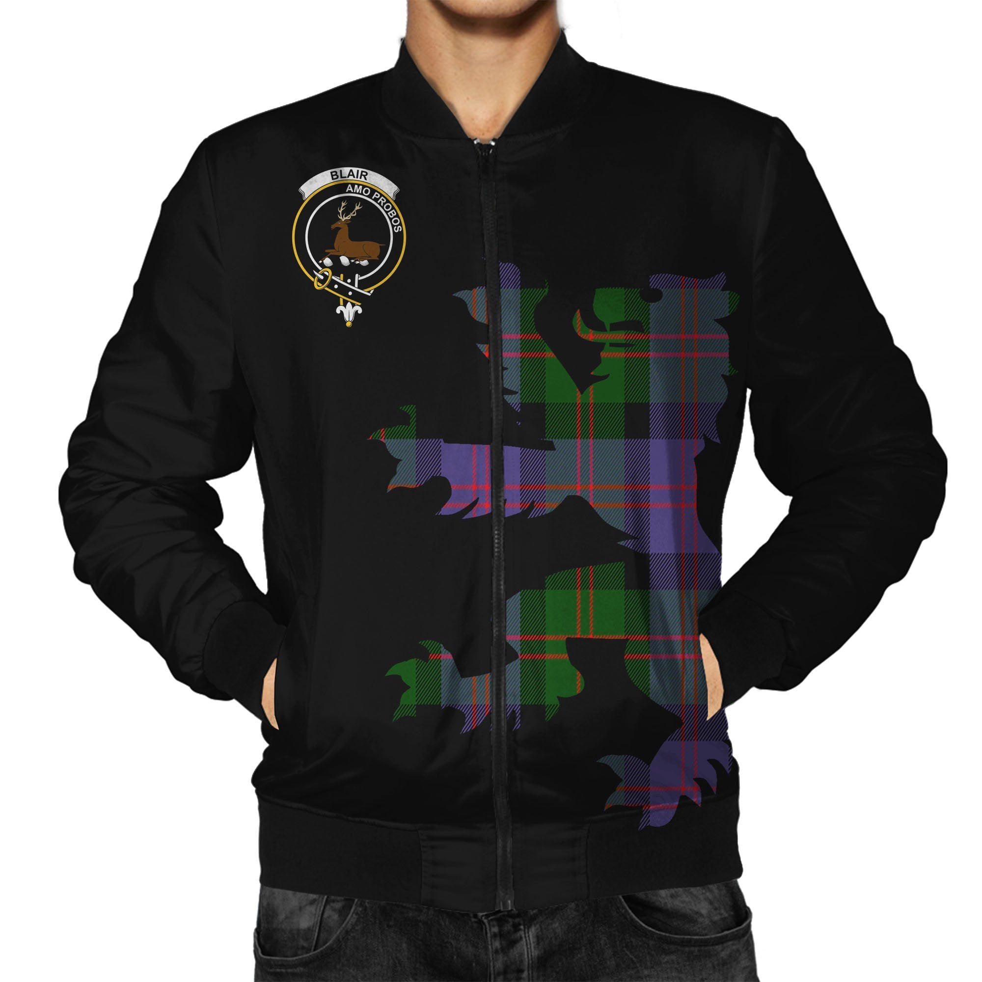 Blair Tartan Bomber Jacket Lion & Thistle