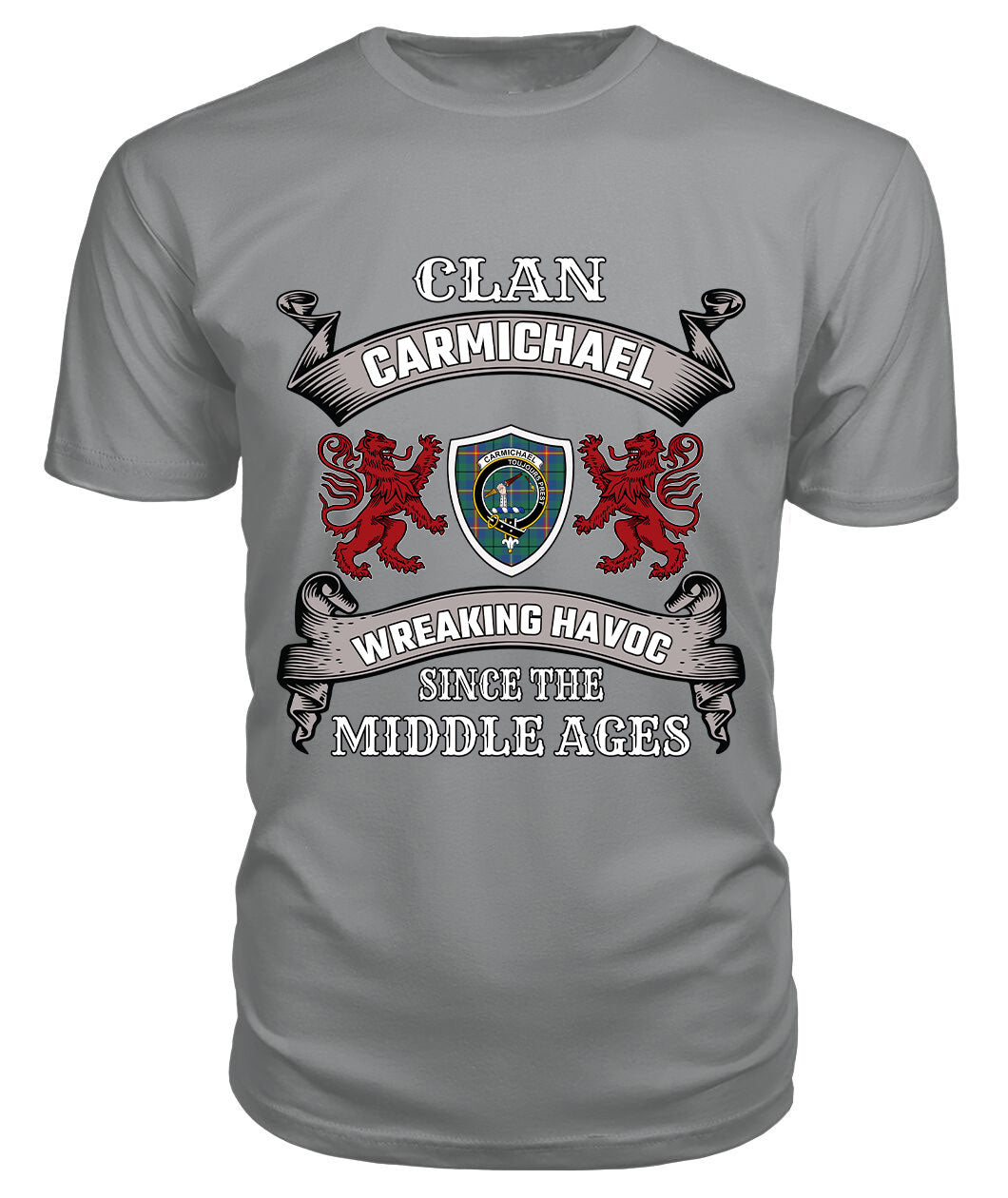 Carmichael Family Tartan - 2D T-shirt