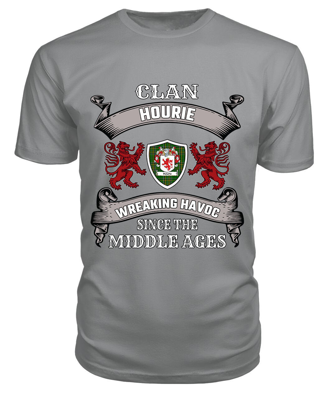 Hourie Family Tartan - 2D T-shirt