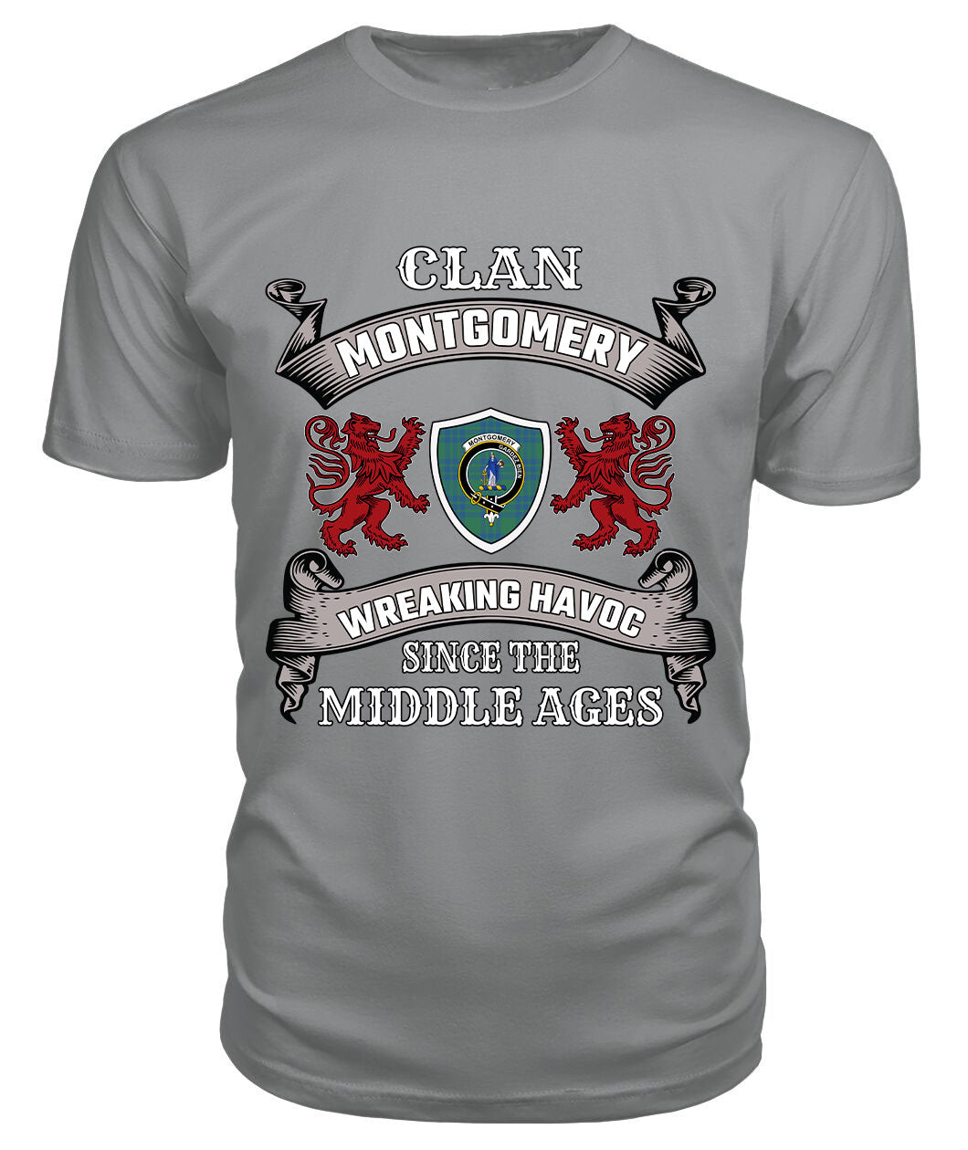 Montgomery Family Tartan - 2D T-shirt