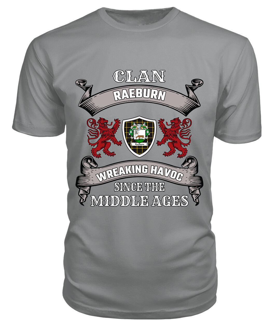 Raeburn Family Tartan - 2D T-shirt