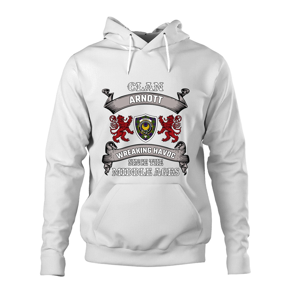 Arnott Family Tartan - 2D Unisex Hoodie