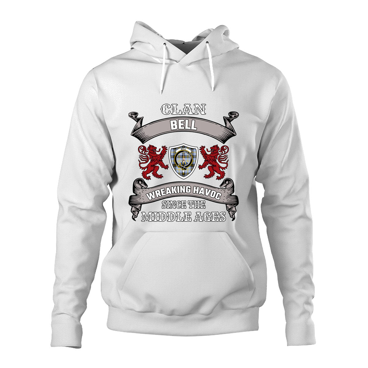 Bell Family Tartan - 2D Unisex Hoodie