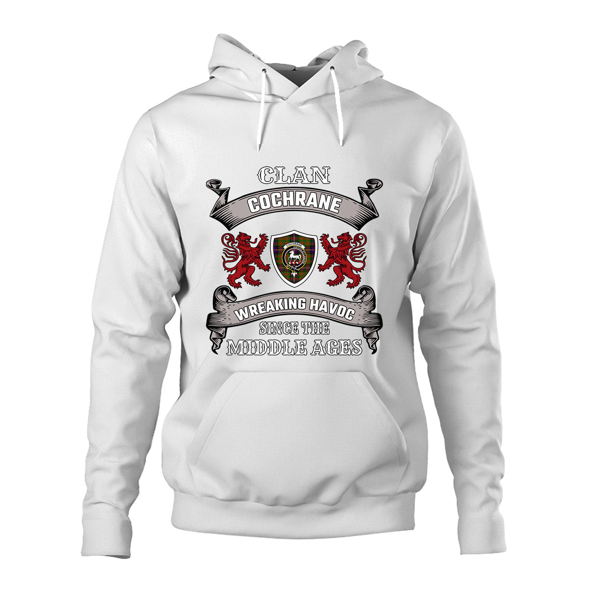 Cochrane Family Tartan - 2D Unisex Hoodie