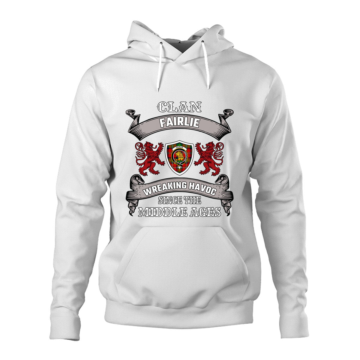 Fairlie Family Tartan - 2D Unisex Hoodie