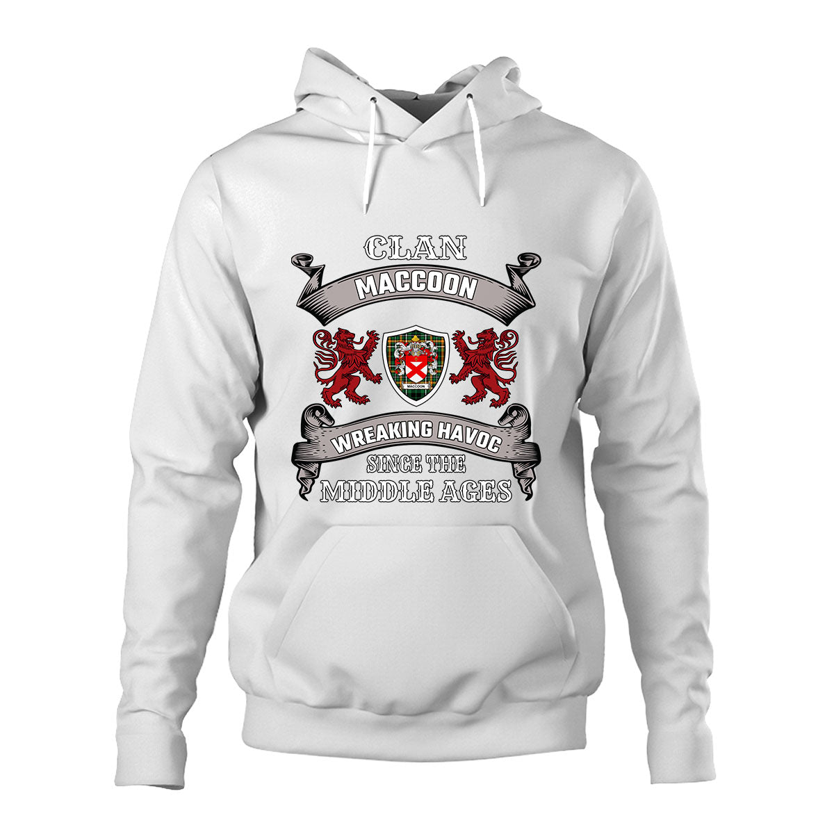 MacCoon Family Tartan - 2D Unisex Hoodie