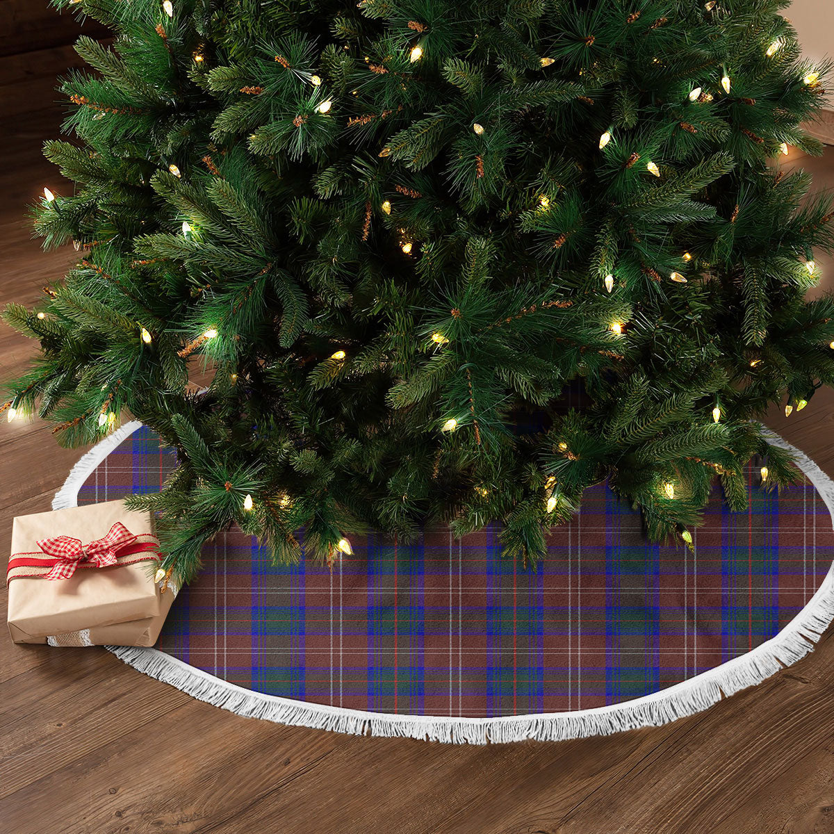 Chisholm Hunting Modern Tartan Christmas Tree Skirt