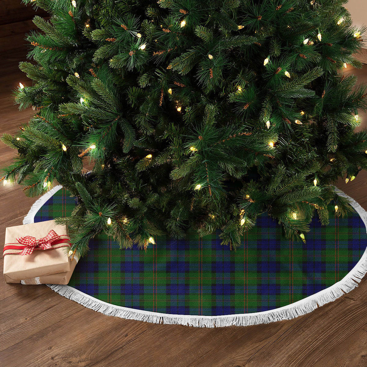 Dundas Modern Tartan Christmas Tree Skirt