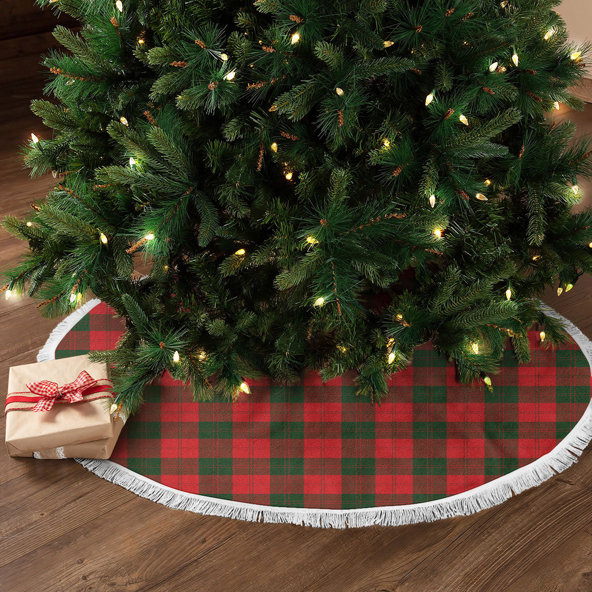 Erskine Modern Tartan Christmas Tree Skirt