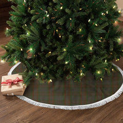 Gray Tartan Christmas Tree Skirt