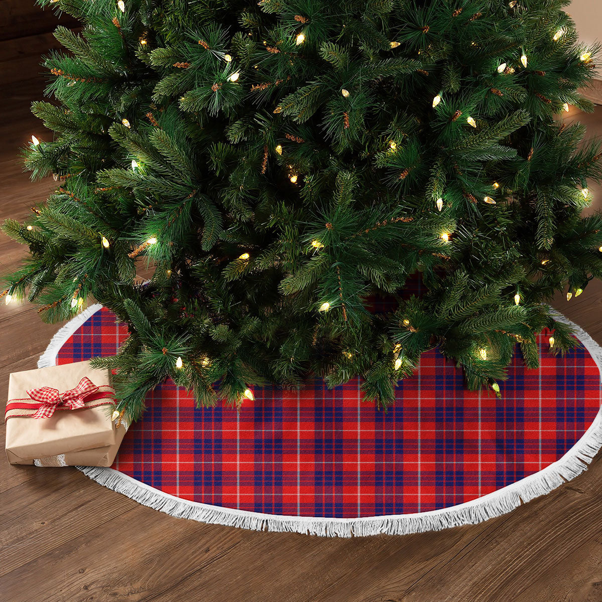 Hamilton Modern Tartan Christmas Tree Skirt