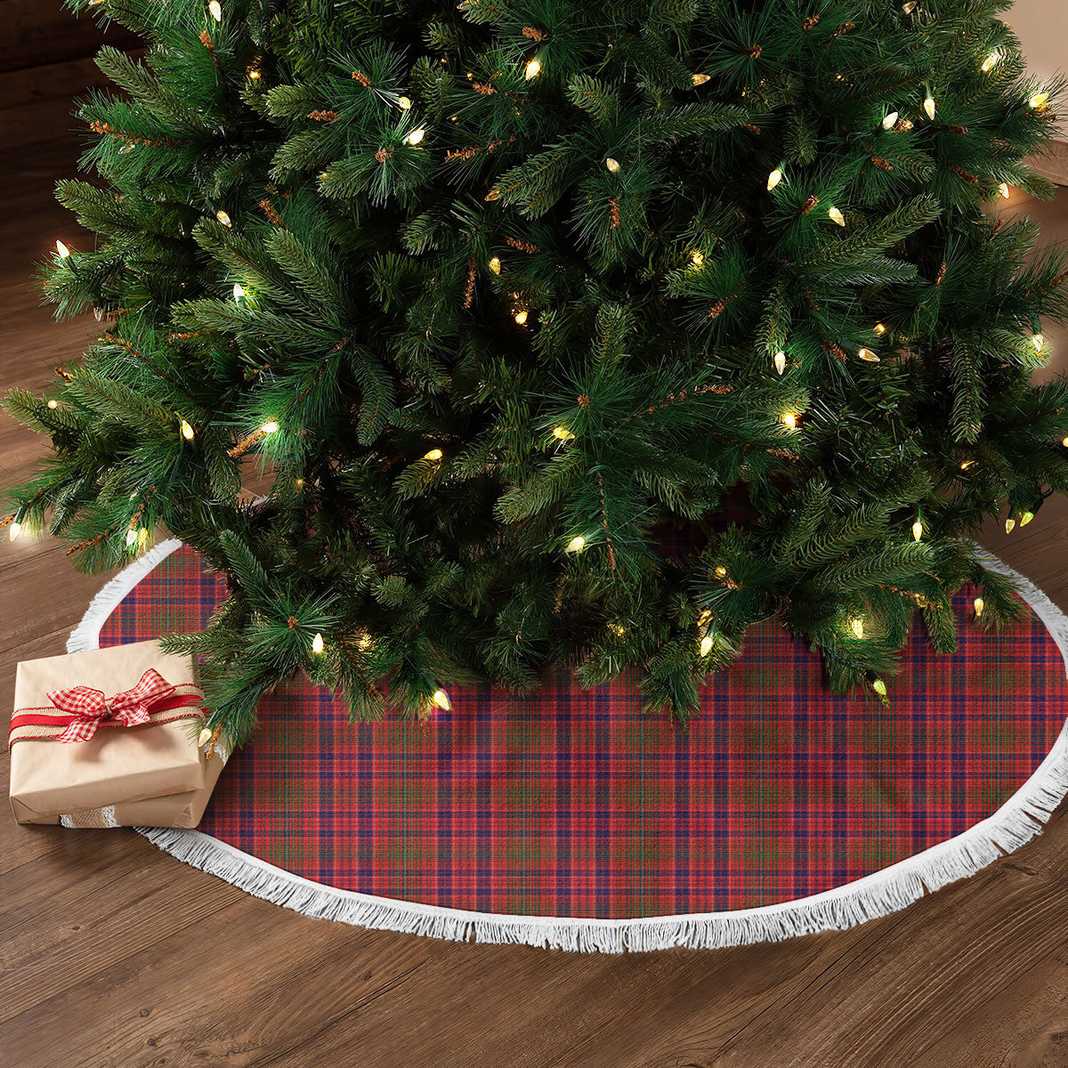 Lumsden Modern Tartan Christmas Tree Skirt