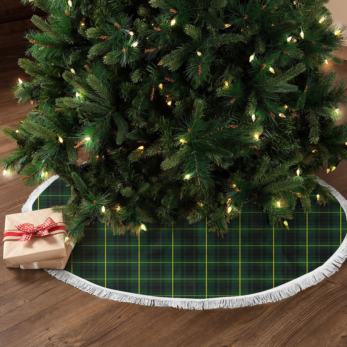 MacArthur Modern Tartan Christmas Tree Skirt