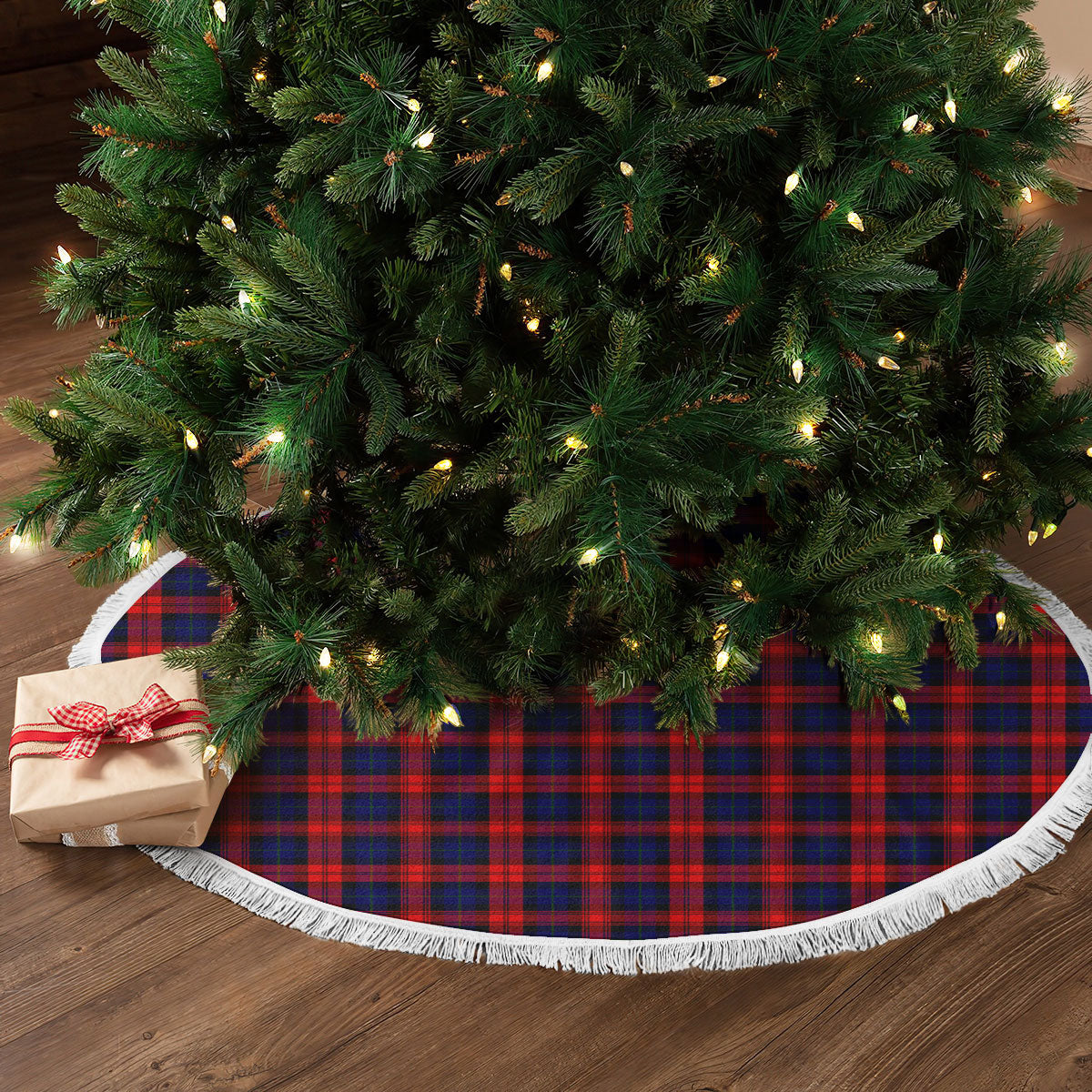 MacLachlan Modern Tartan Christmas Tree Skirt