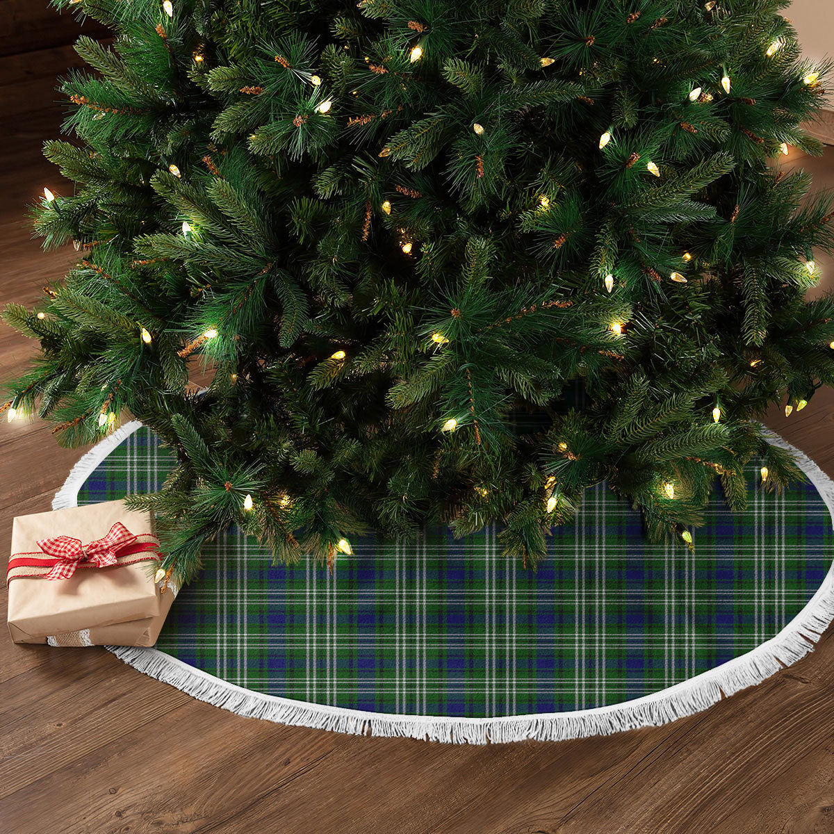 Mow Tartan Christmas Tree Skirt