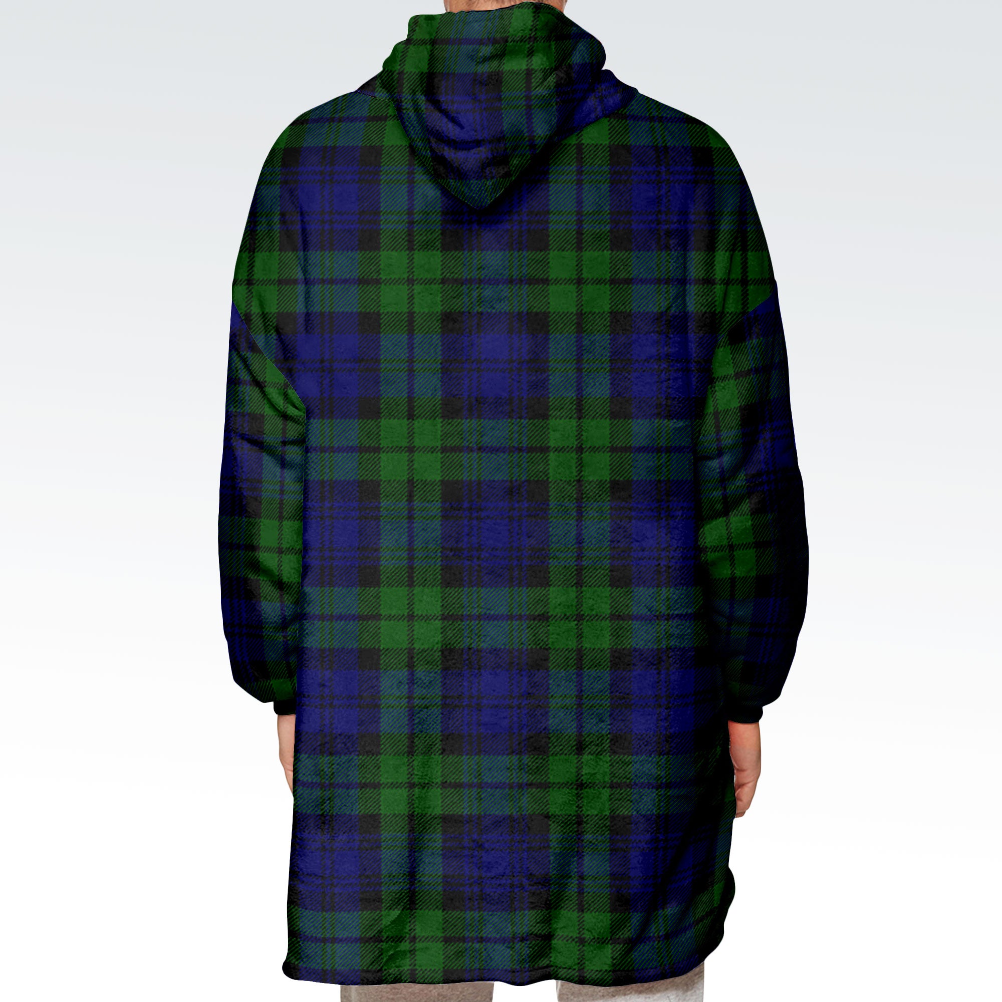 Campbell Modern Tartan Hoodie Blanket