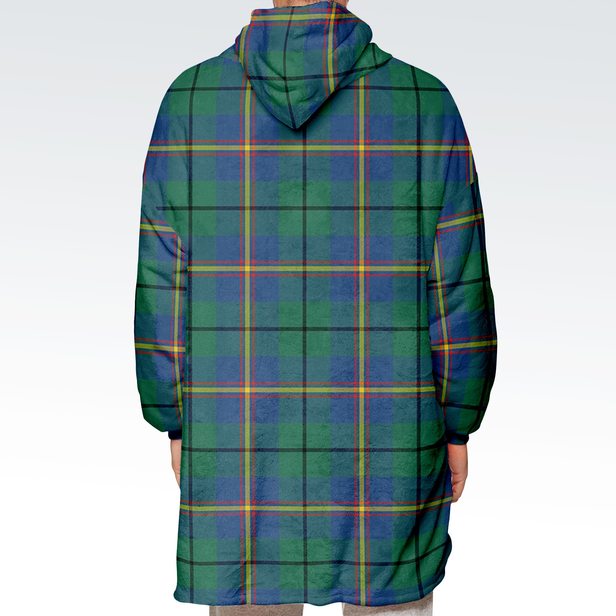 Carmichael Ancient Tartan Hoodie Blanket