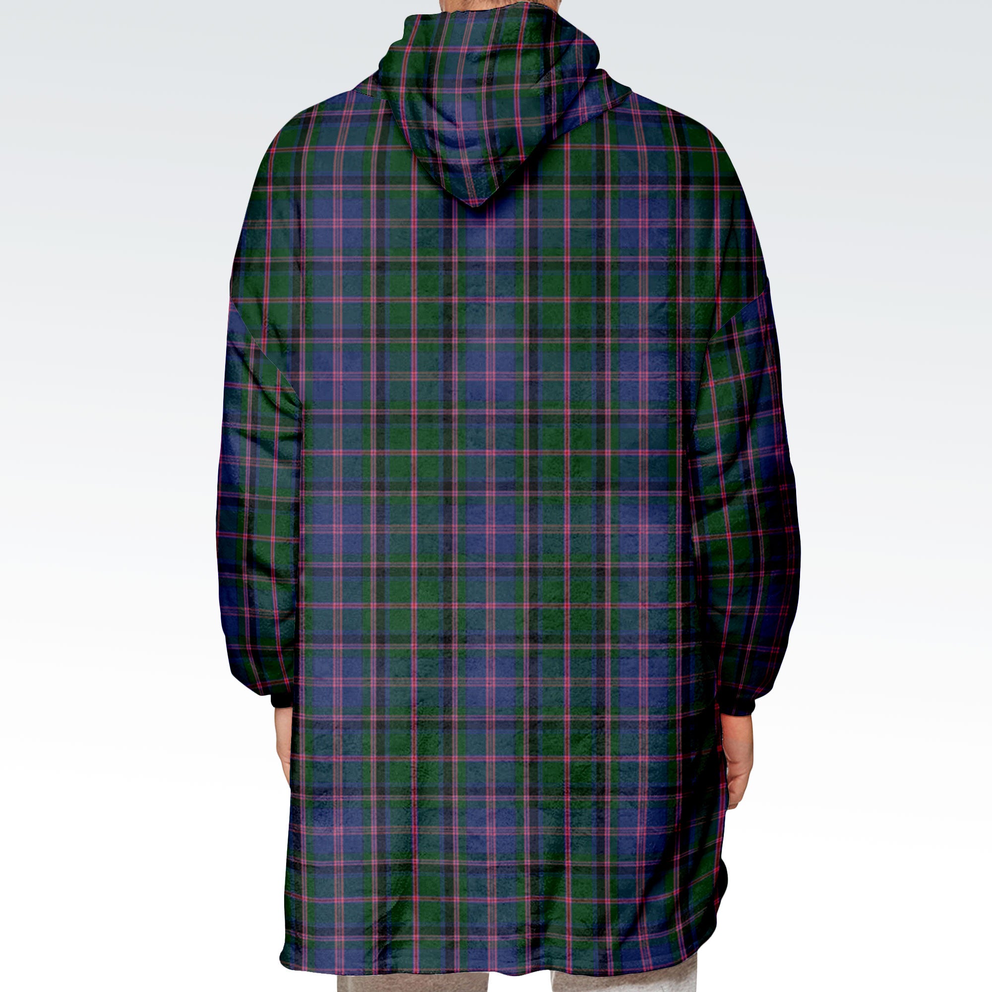 Cooper Tartan Hoodie Blanket