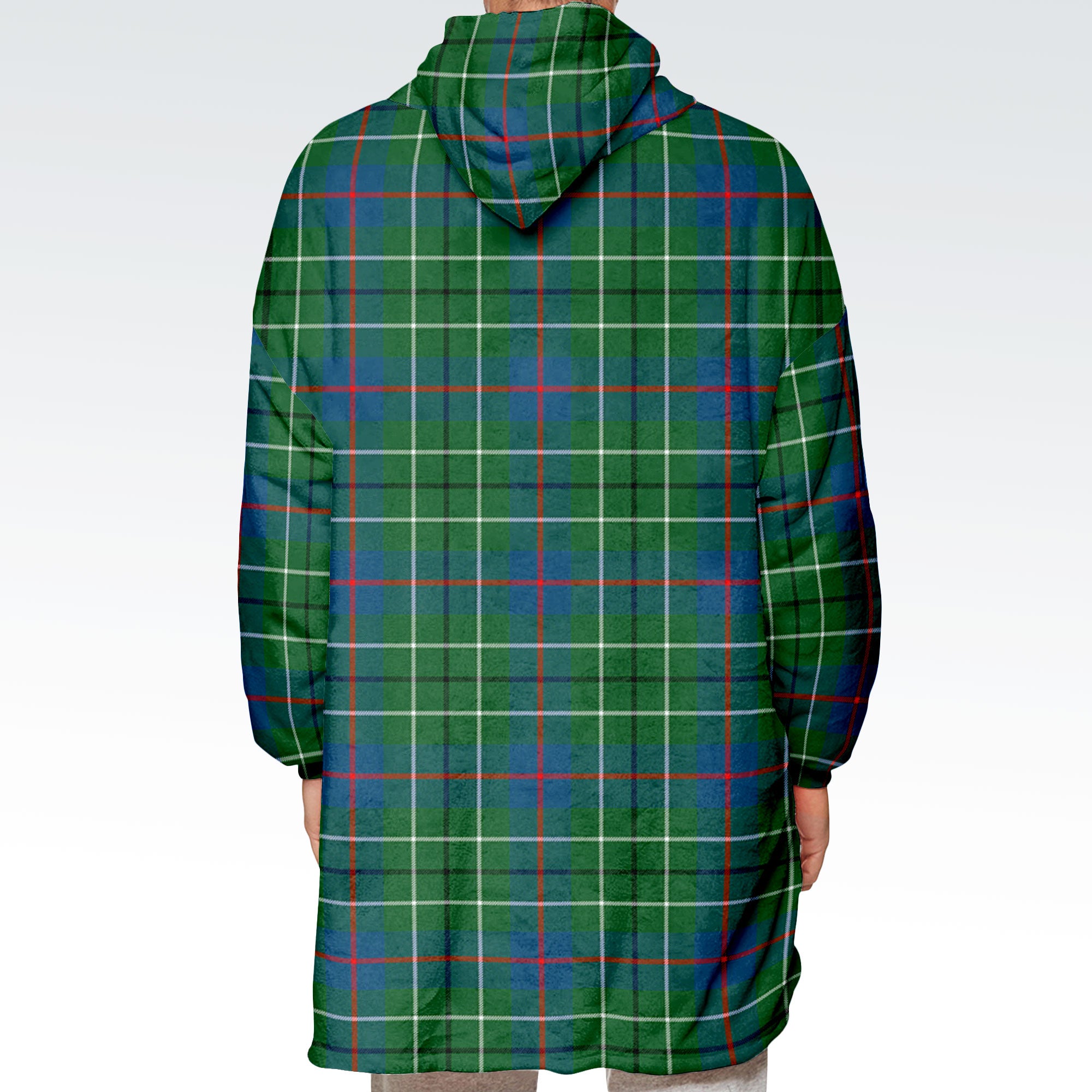 Duncan Ancient Tartan Hoodie Blanket