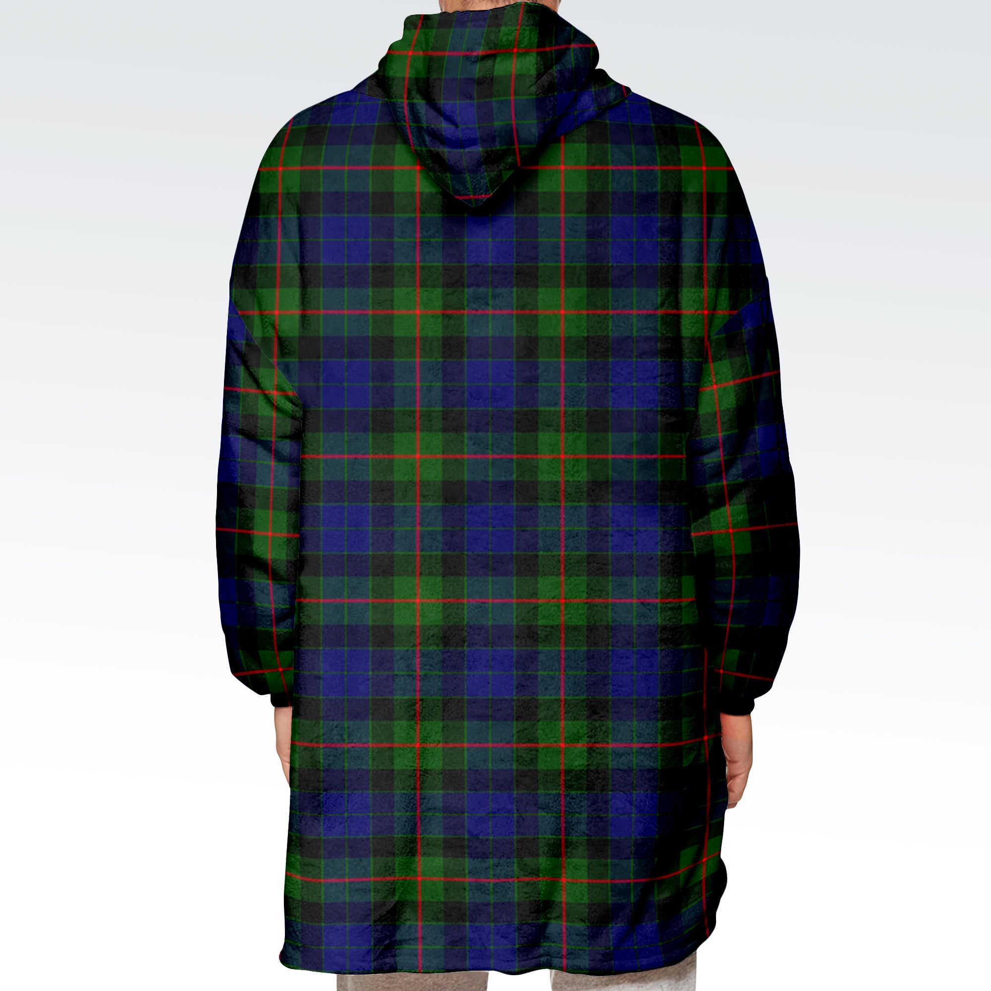 Gunn Modern Tartan Hoodie Blanket