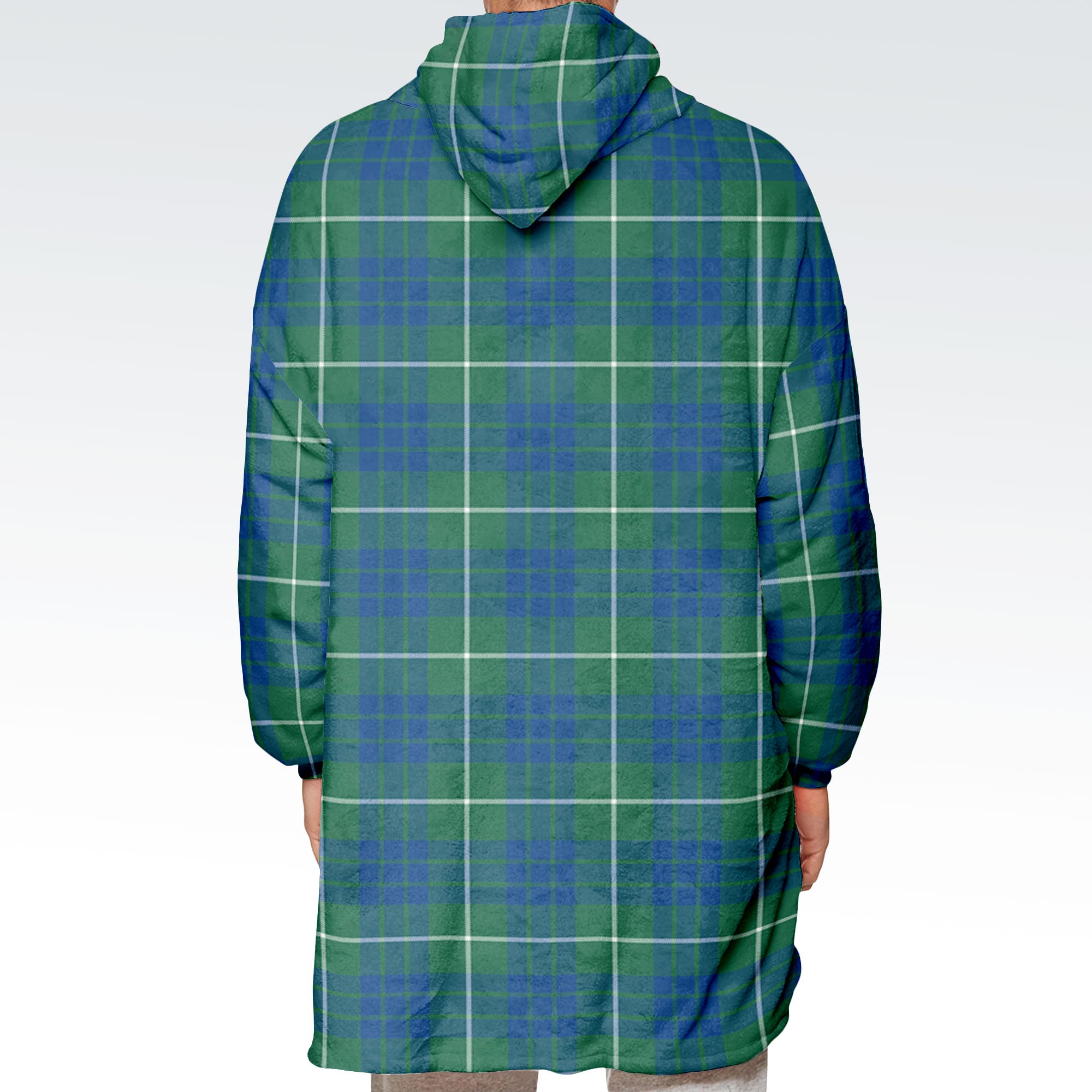 Hamilton Hunting Ancient Tartan Hoodie Blanket