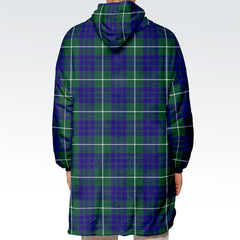 Hamilton Hunting Modern Tartan Hoodie Blanket