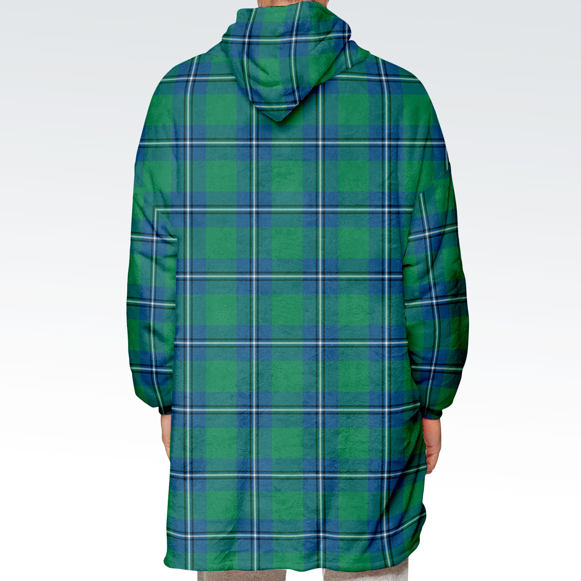 Irvine Ancient Tartan Hoodie Blanket