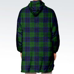 Keith Modern Tartan Hoodie Blanket