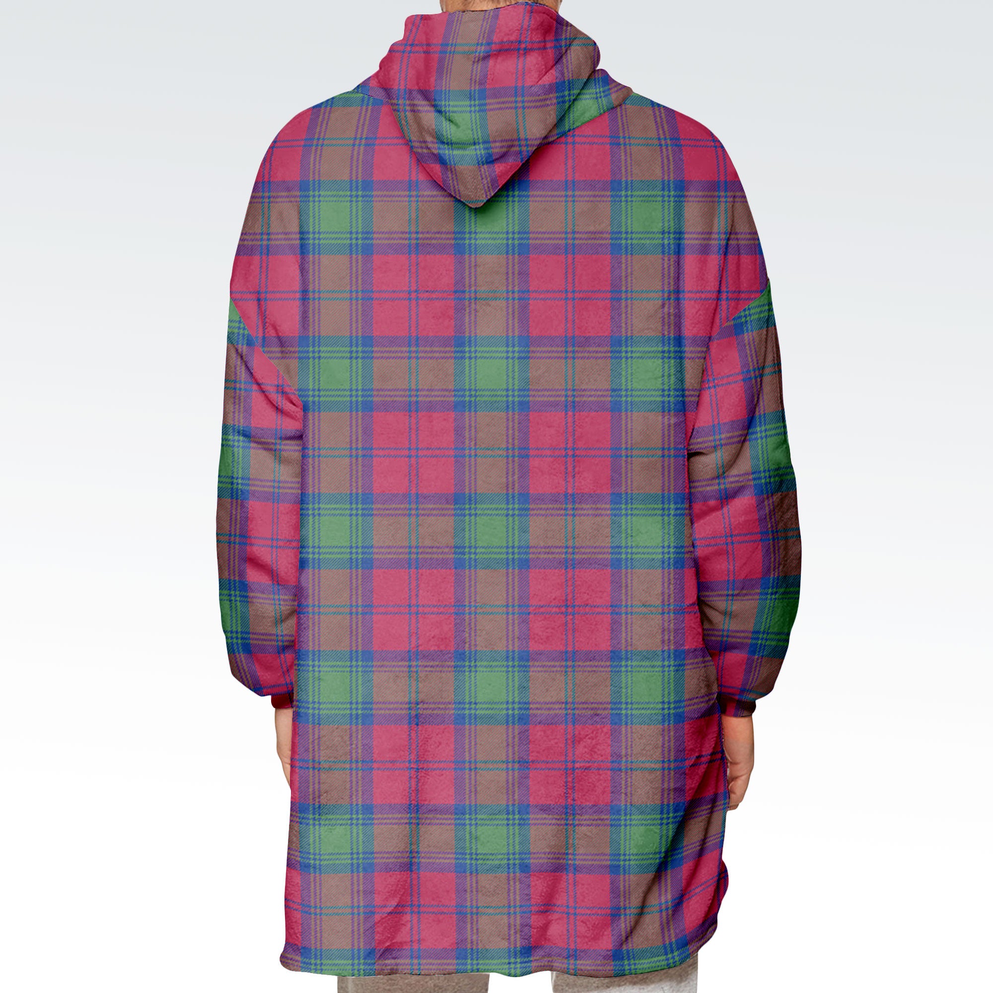 Lindsay Ancient Tartan Hoodie Blanket