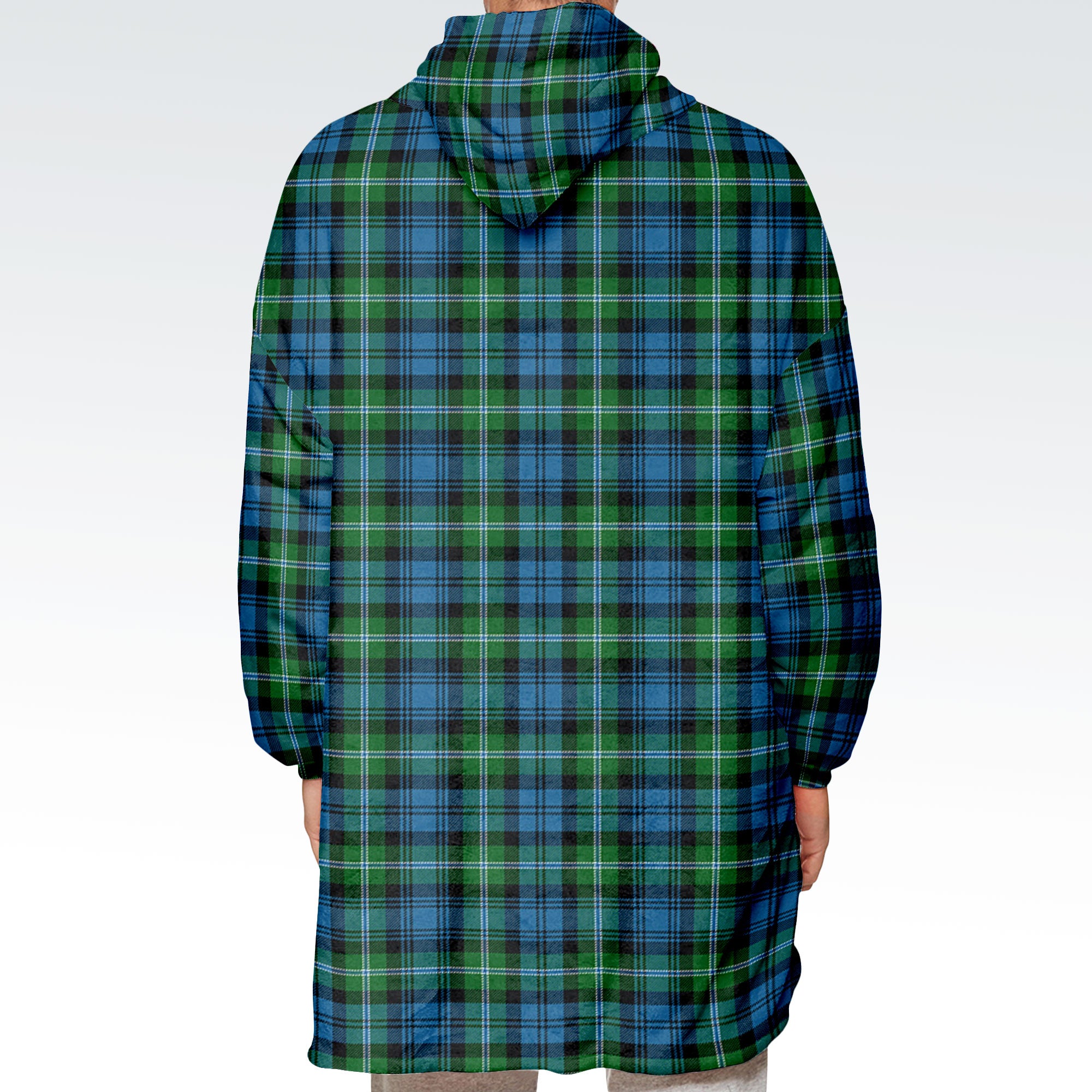 Lyon Tartan Hoodie Blanket