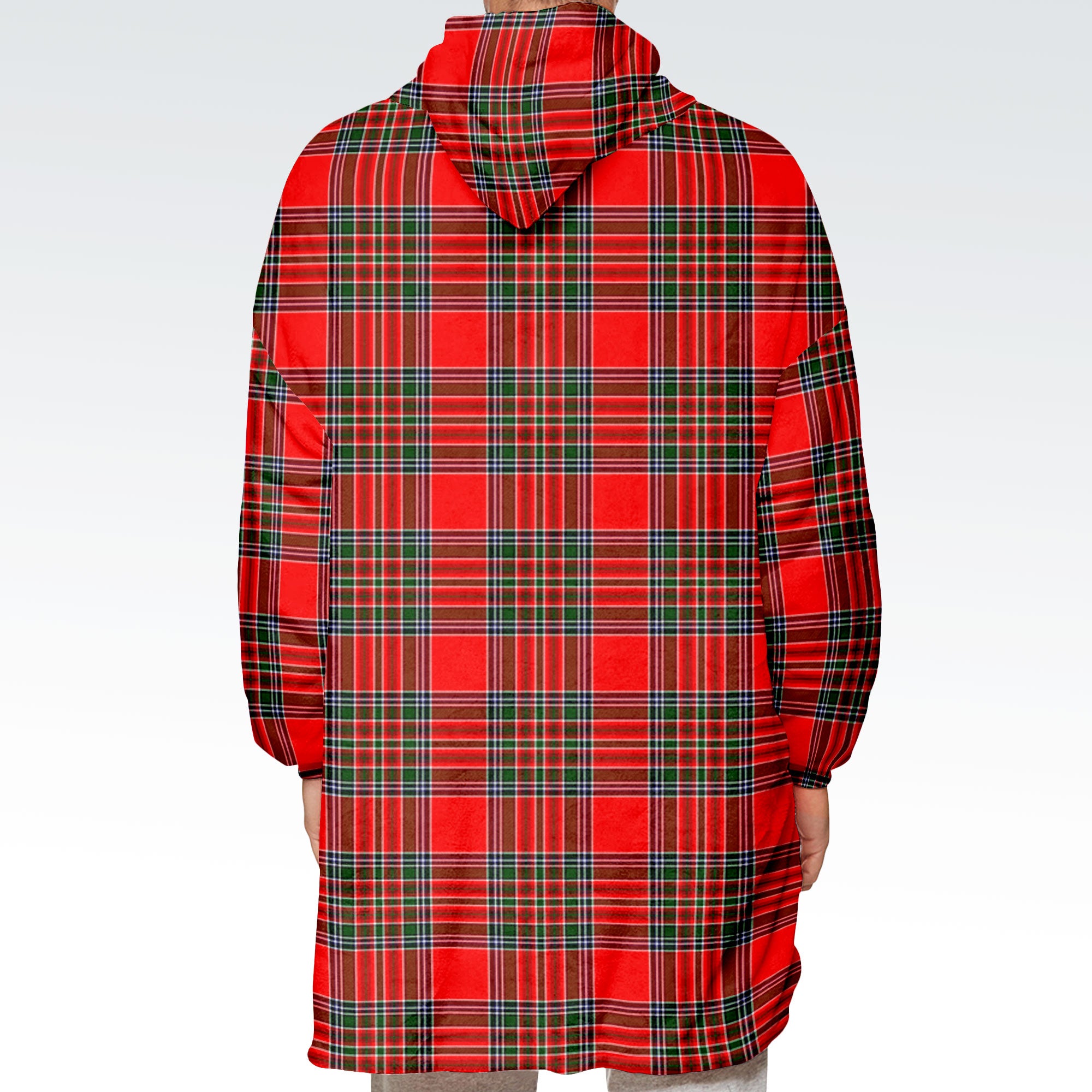 MacBean Tartan Hoodie Blanket