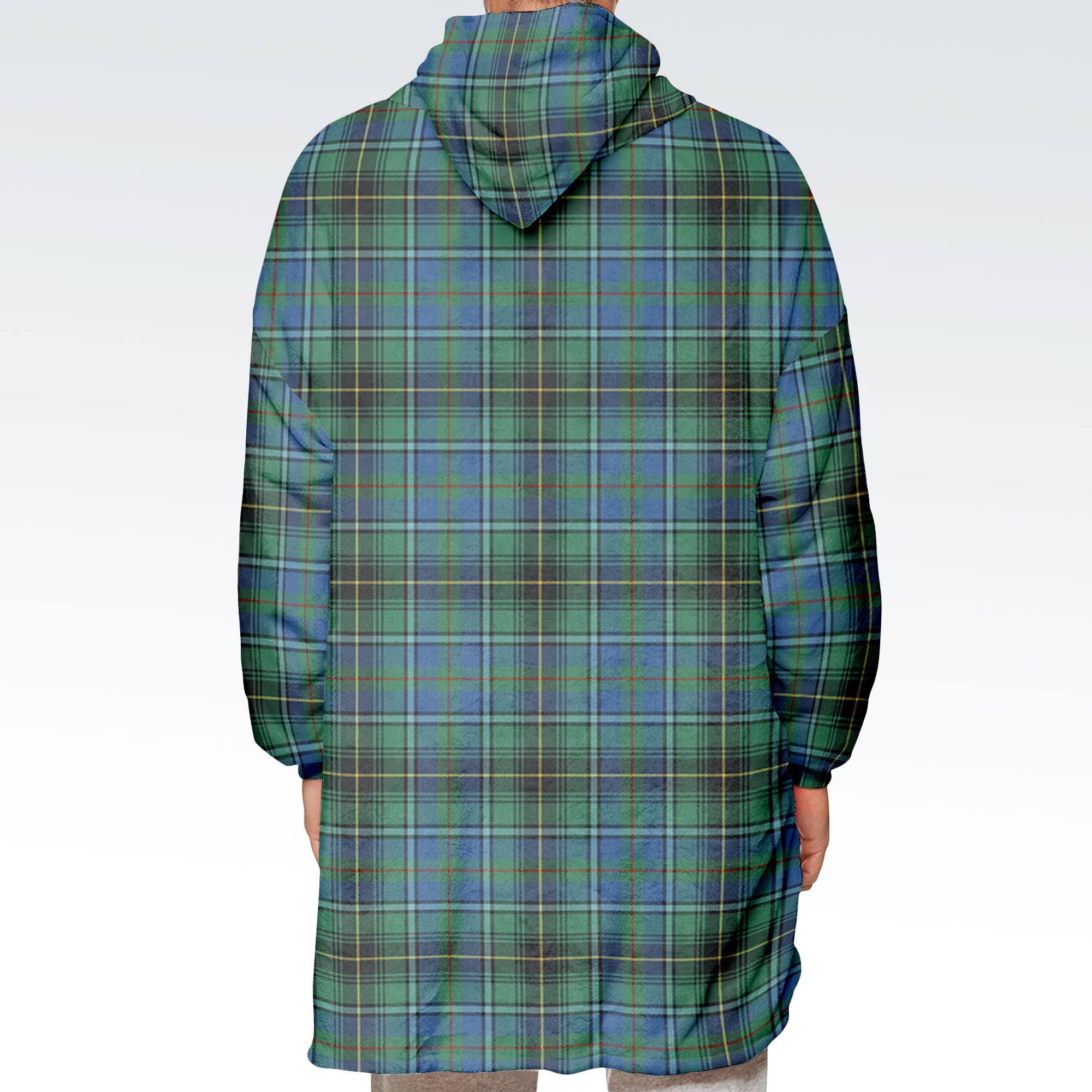 MacInnes Ancient Tartan Hoodie Blanket