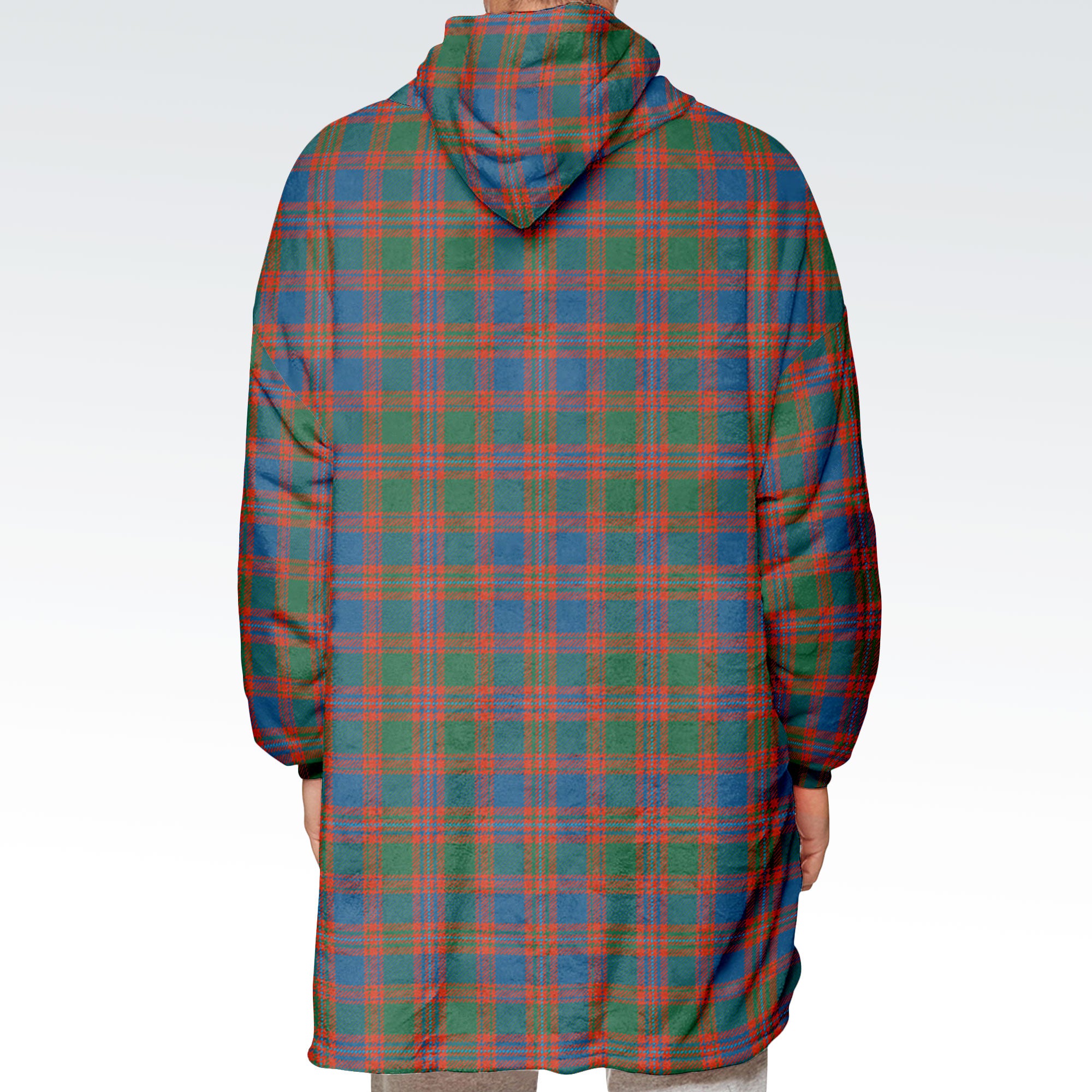 MacIntyre Ancient Tartan Hoodie Blanket