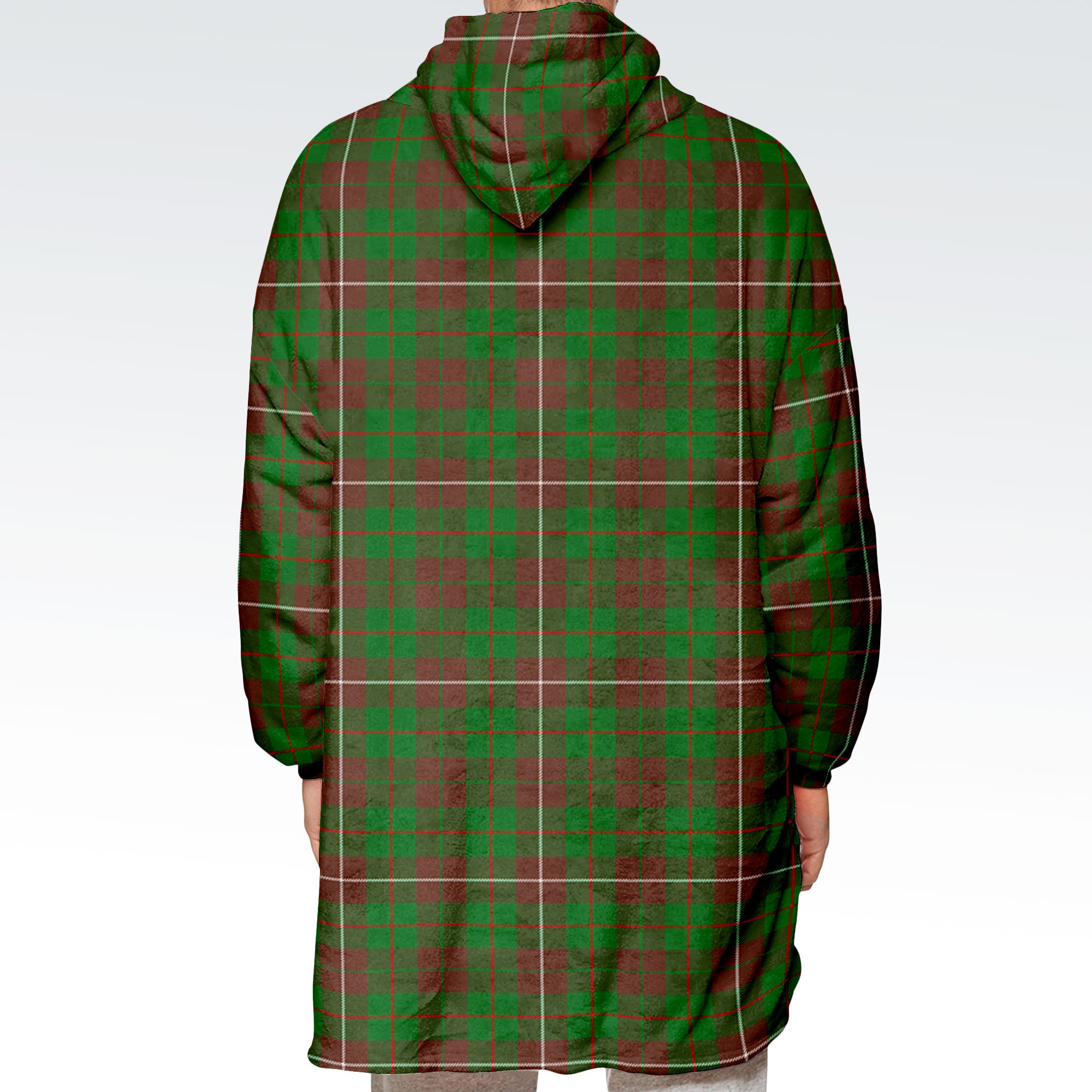 MacKinnon Hunting Modern Tartan Hoodie Blanket