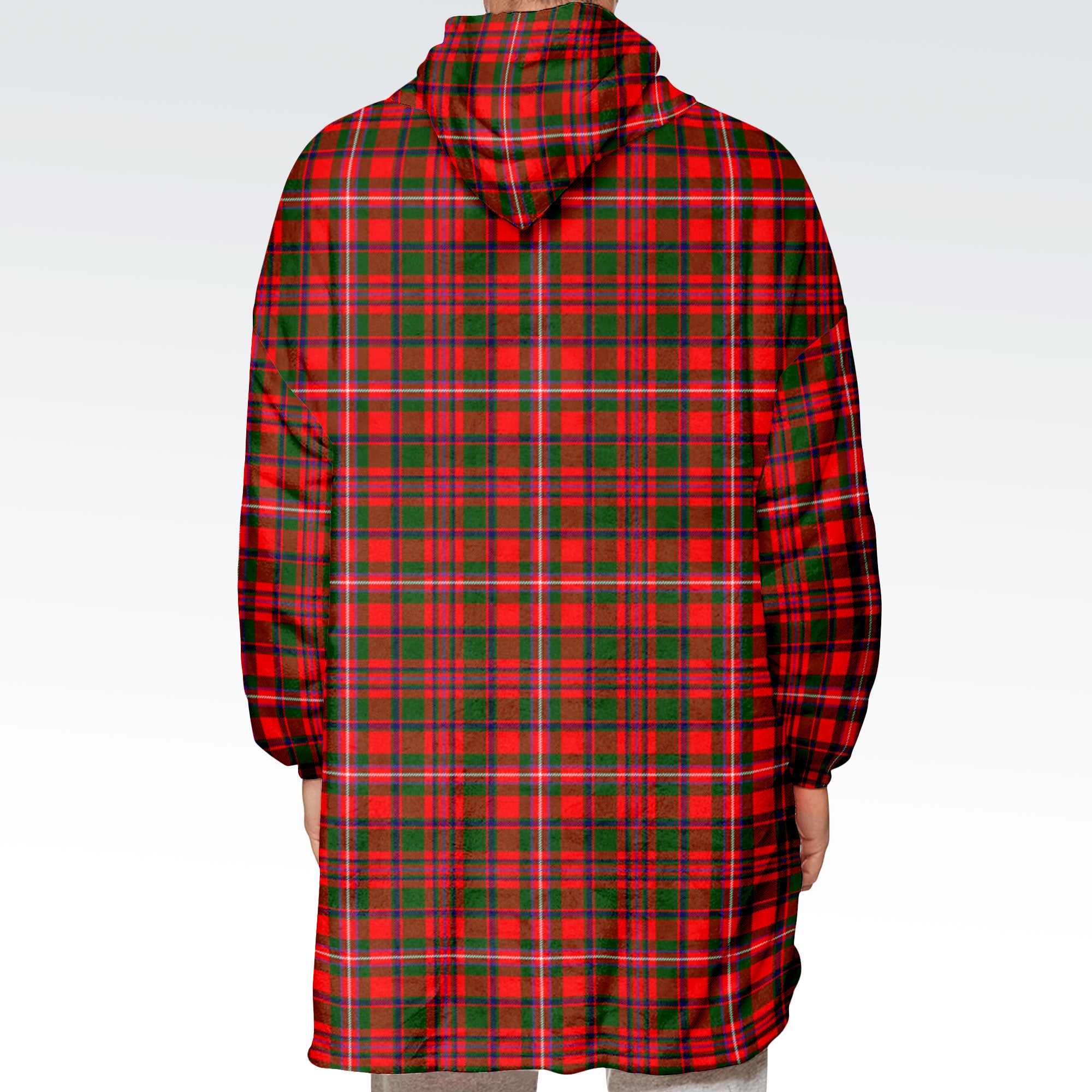 MacKinnon Modern Tartan Hoodie Blanket