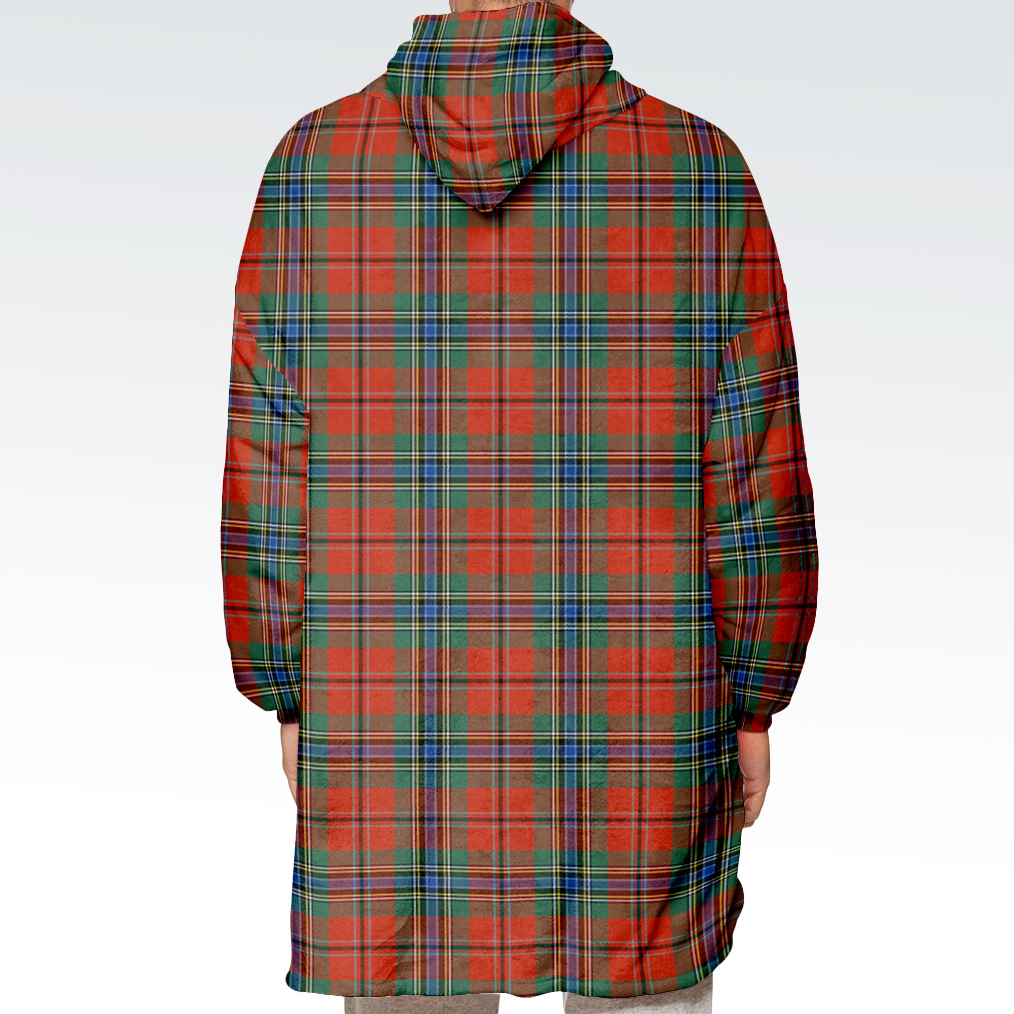 MacLean of Duart Ancient Tartan Hoodie Blanket