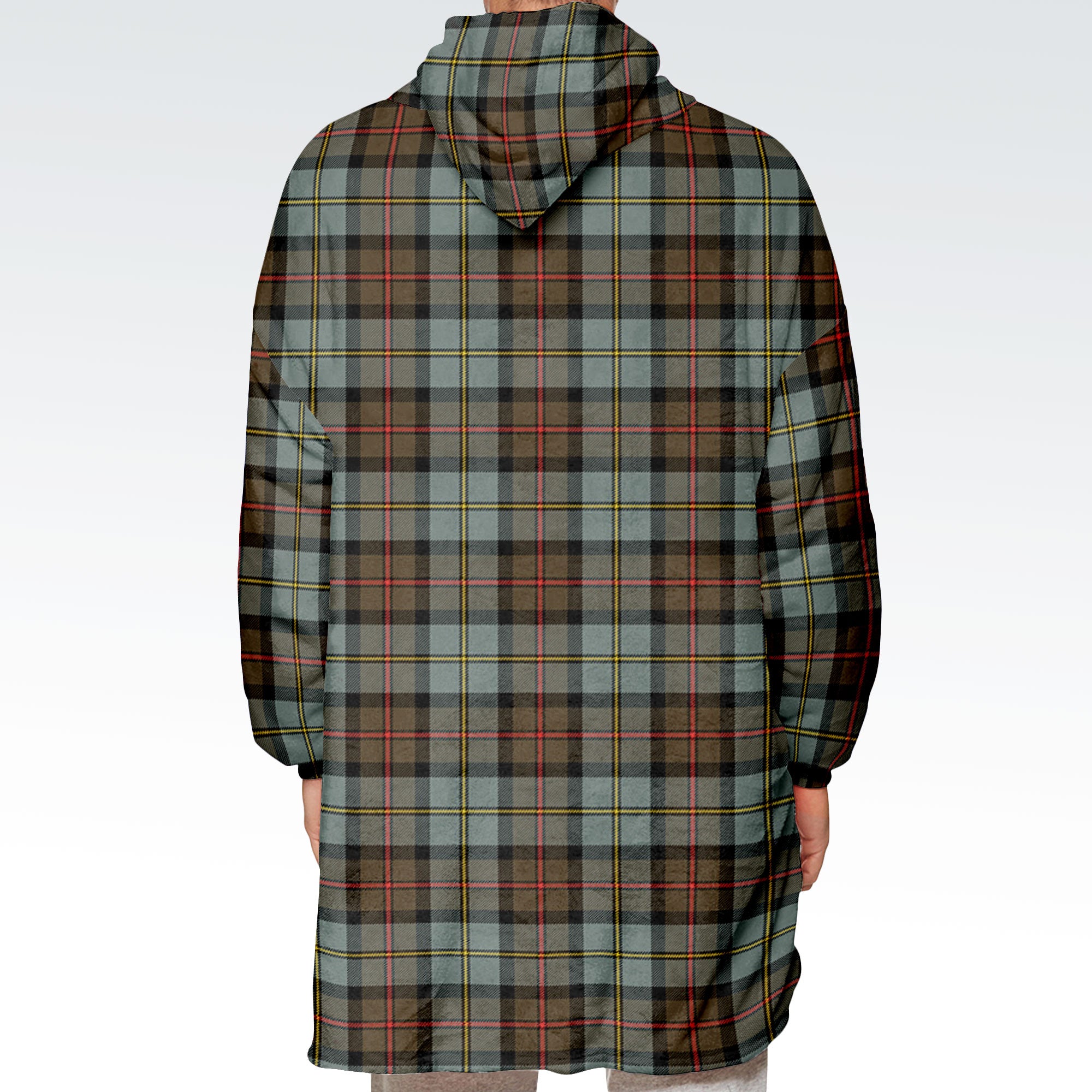 MacLeod of Harris Weathered Tartan Hoodie Blanket