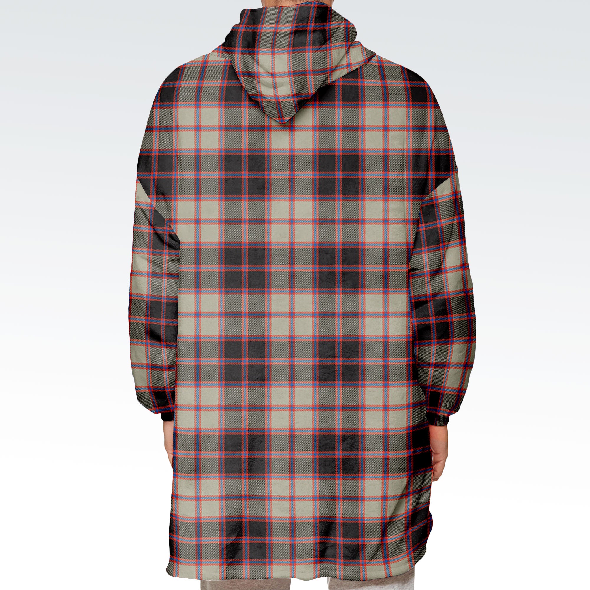 MacPherson Hunting Ancient Tartan Hoodie Blanket