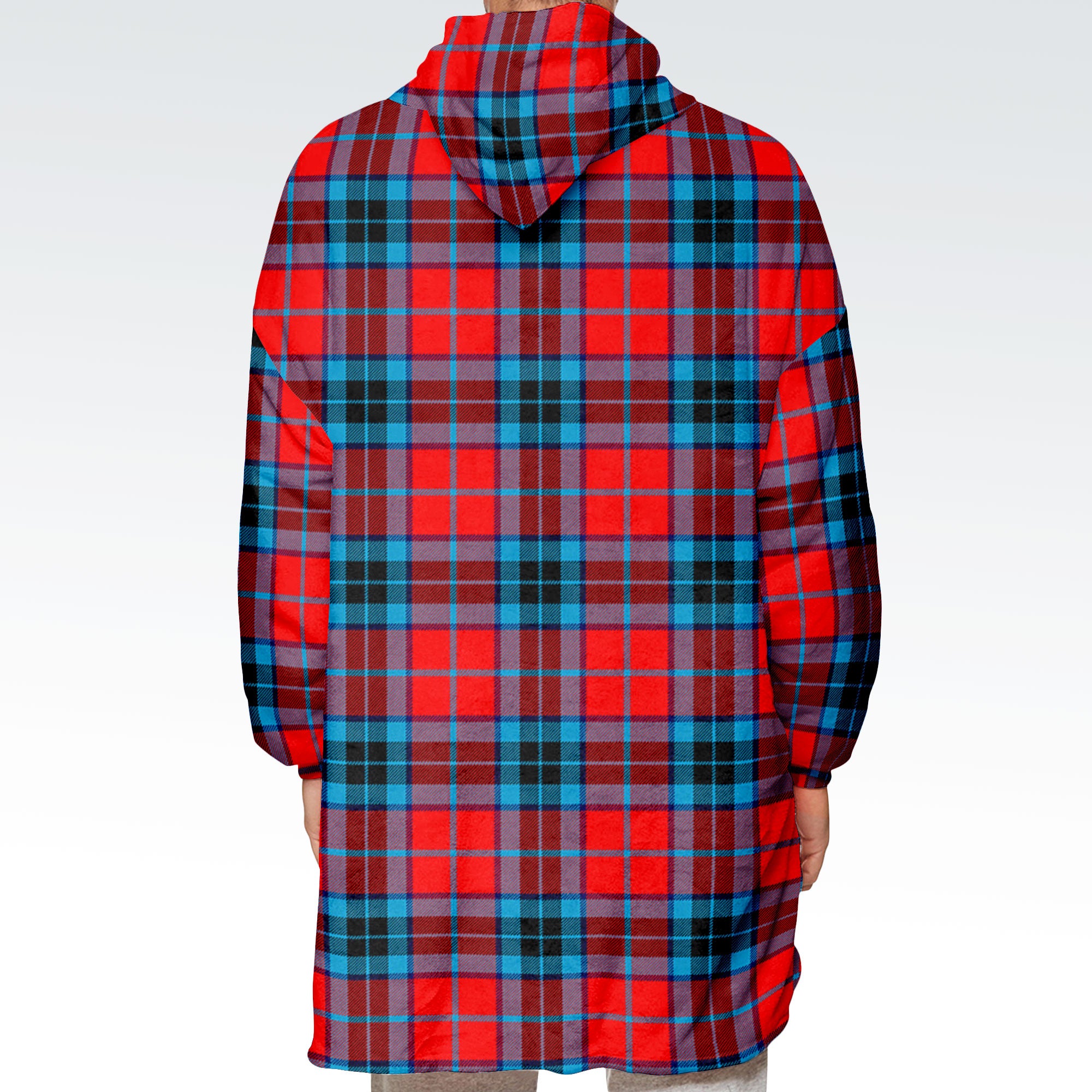 MacTavish Modern Tartan Hoodie Blanket