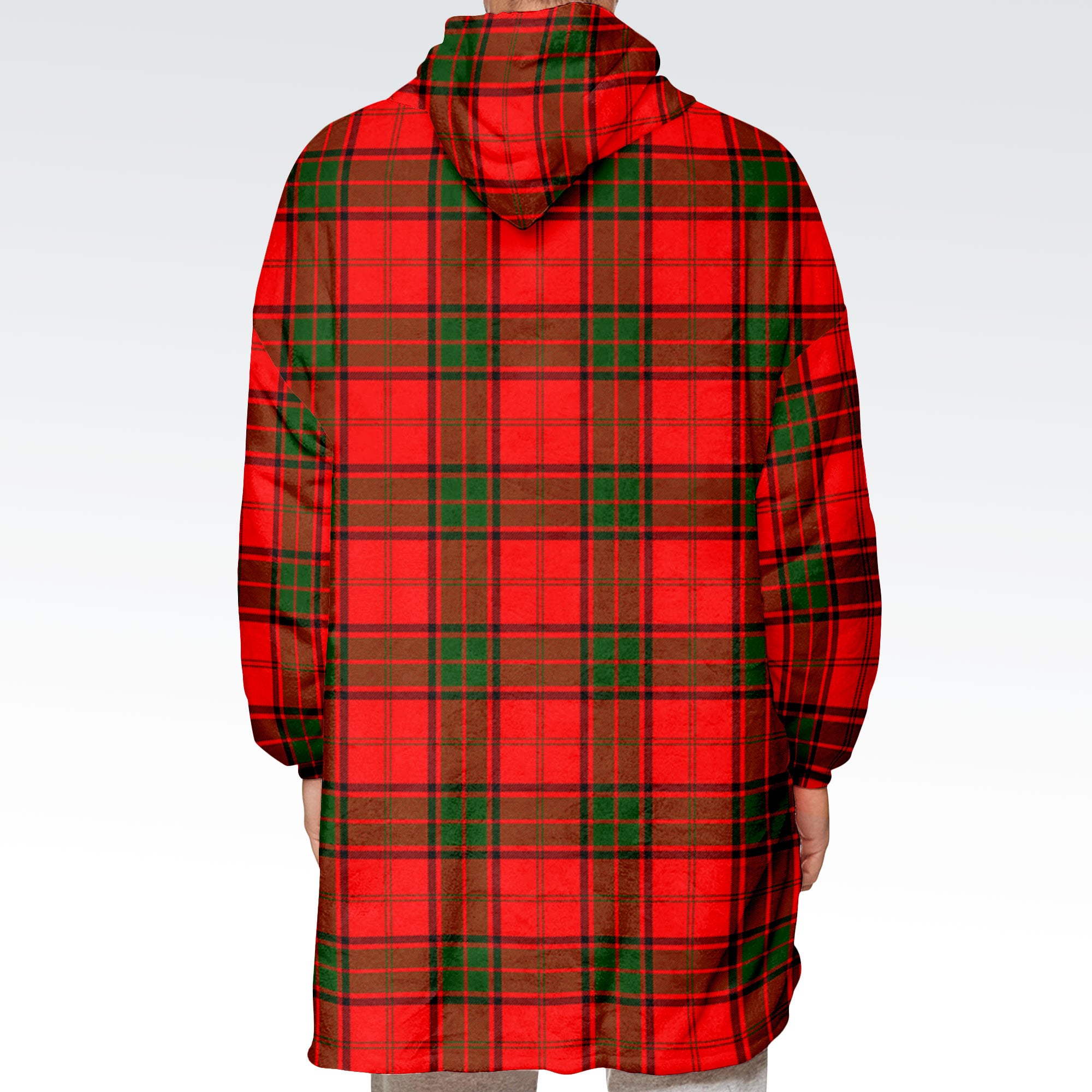 Maxwell Modern Tartan Hoodie Blanket