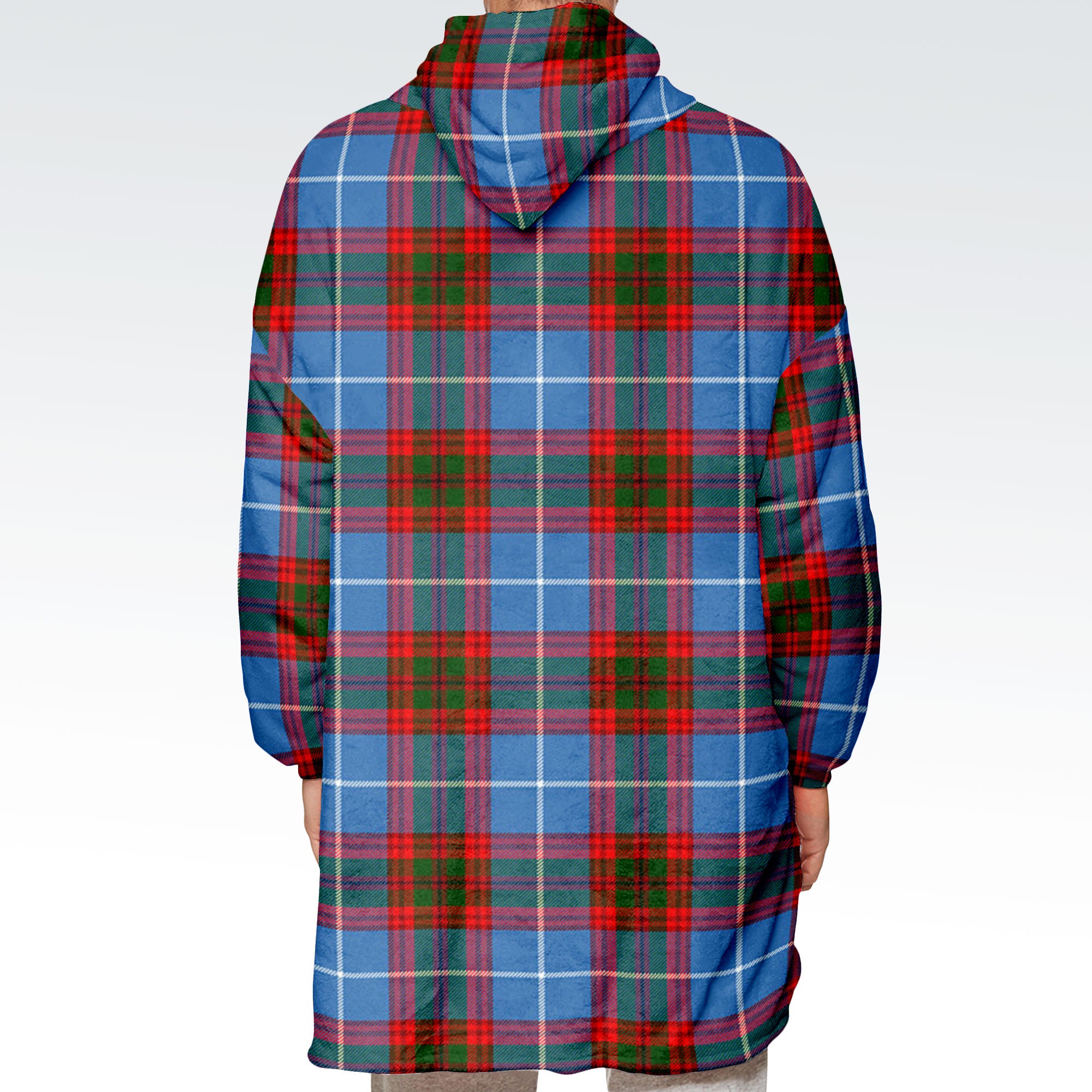 Newton Tartan Hoodie Blanket