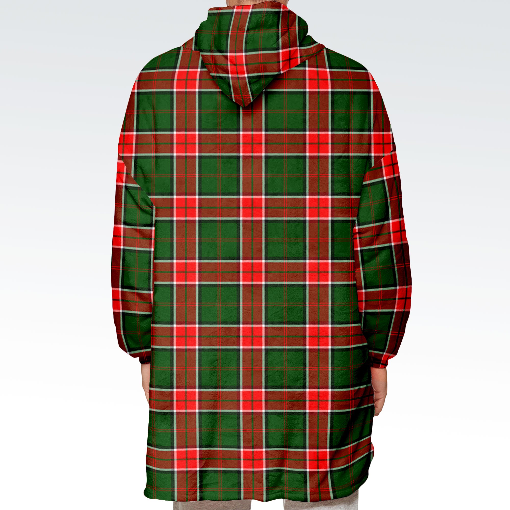 Pollock Tartan Hoodie Blanket