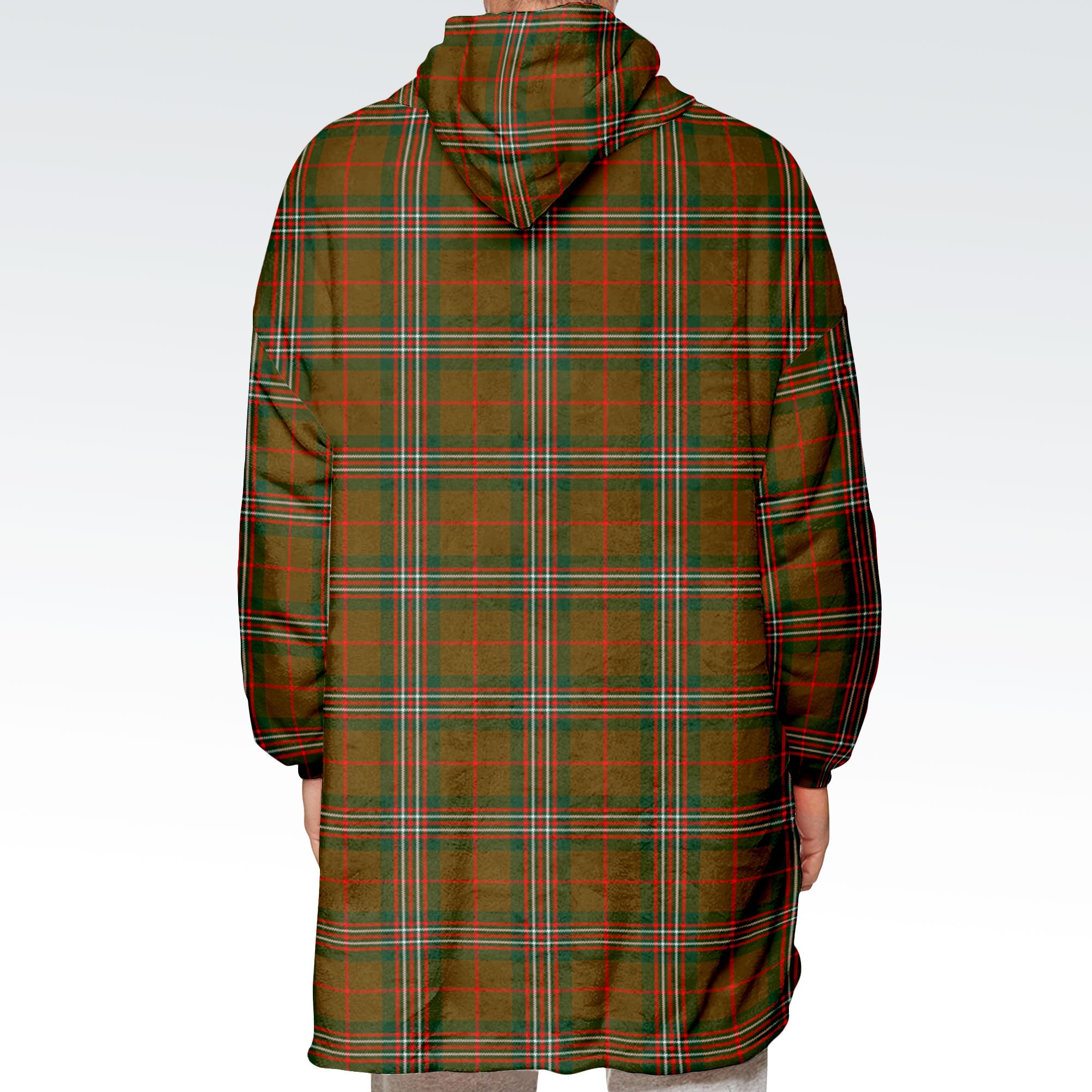 Scott Brown Modern Tartan Hoodie Blanket