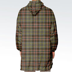 Scott Green Weathered Tartan Hoodie Blanket